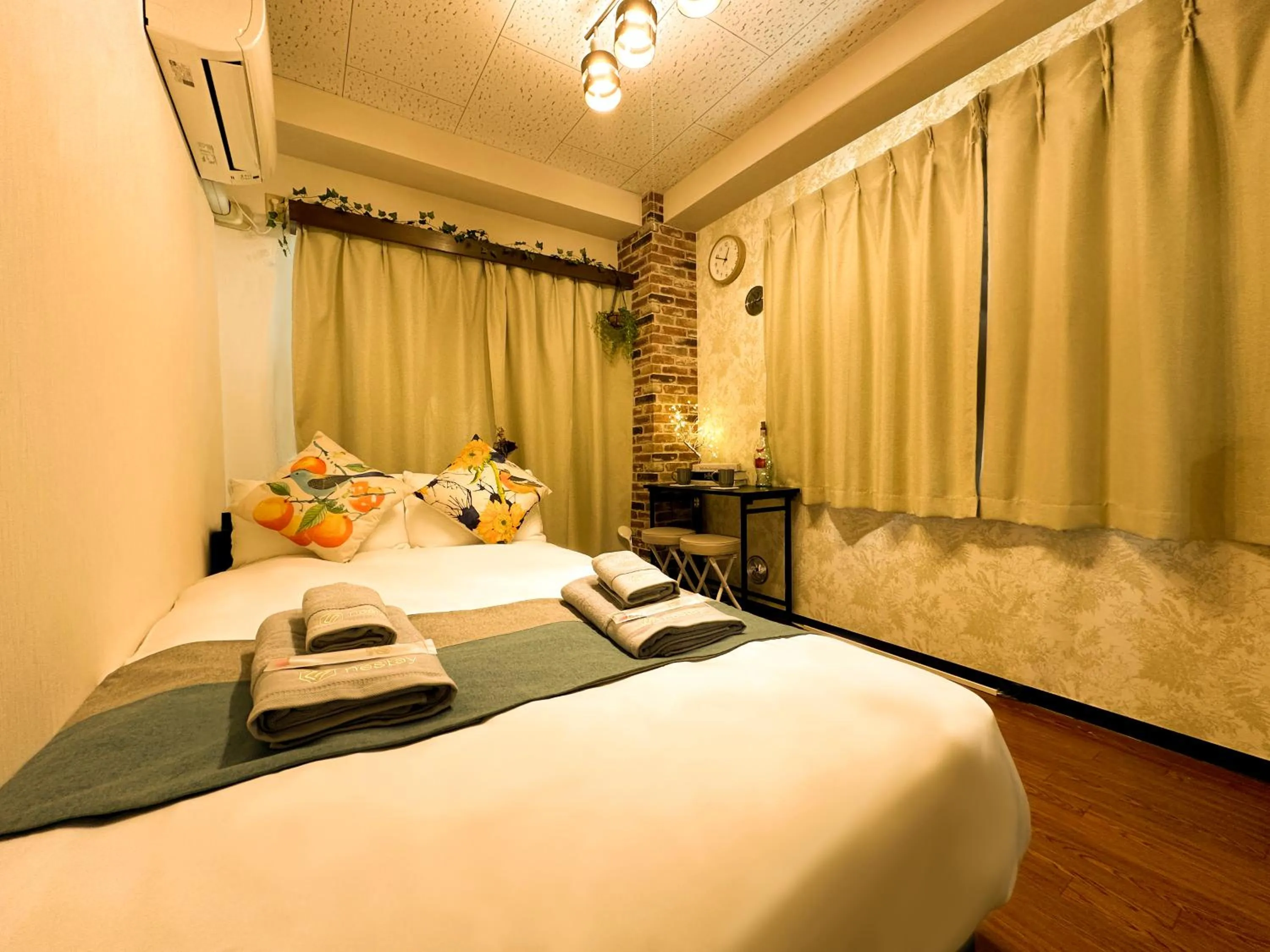 Bed in nestay suite tokyo tabata