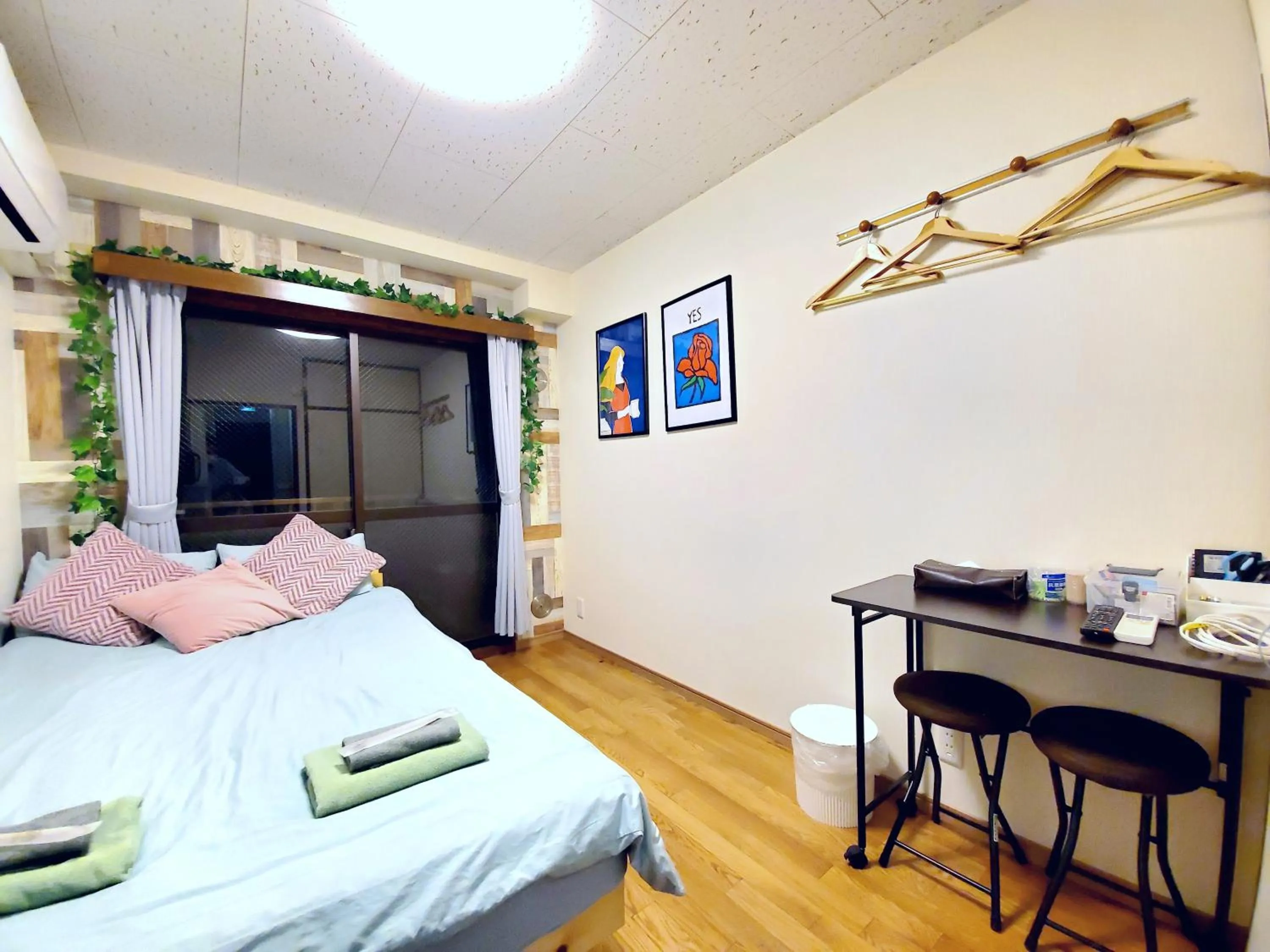 Bed in nestay suite tokyo tabata