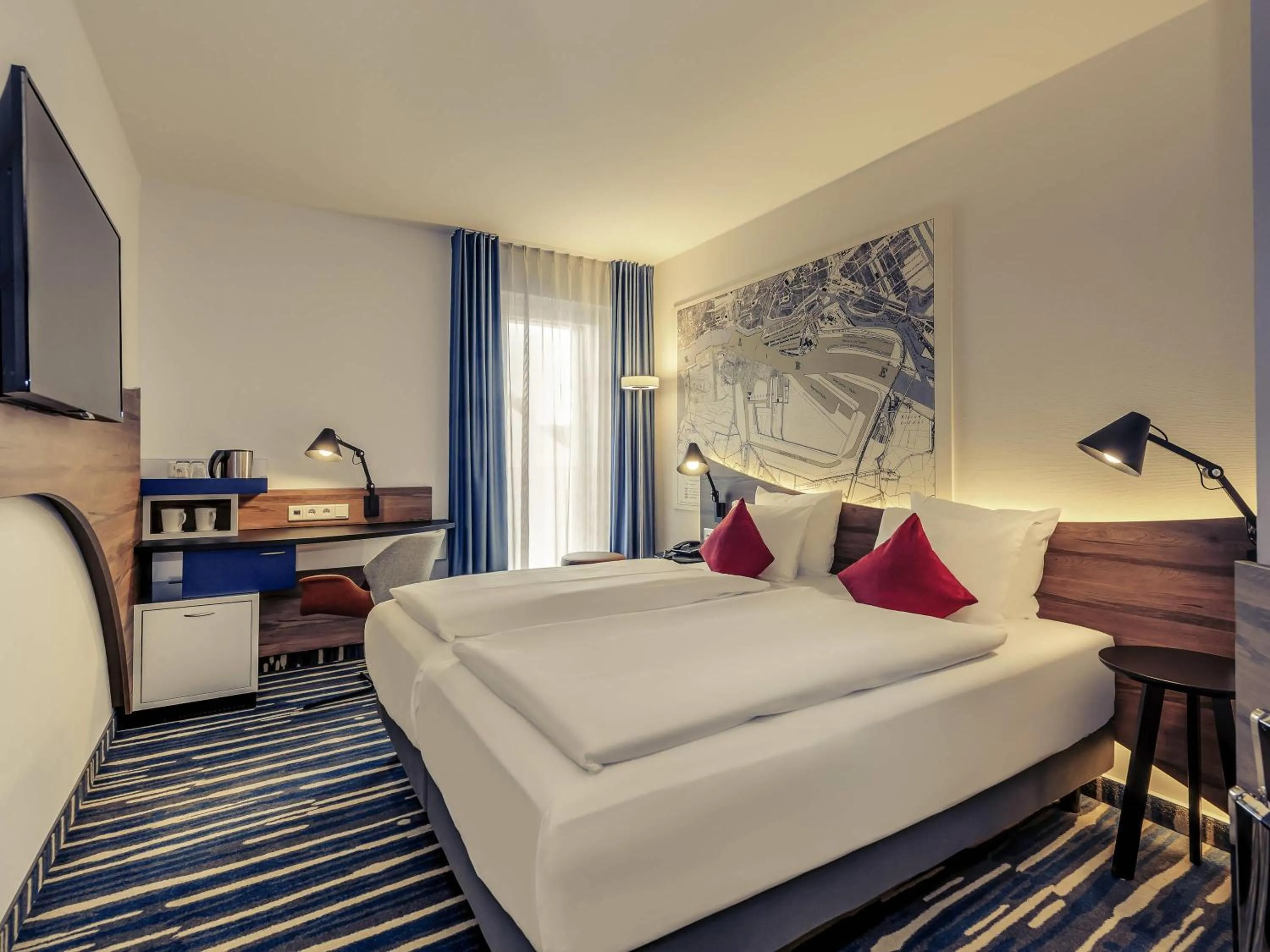 Bedroom, Bed in Mercure Hotel Hamburg Mitte