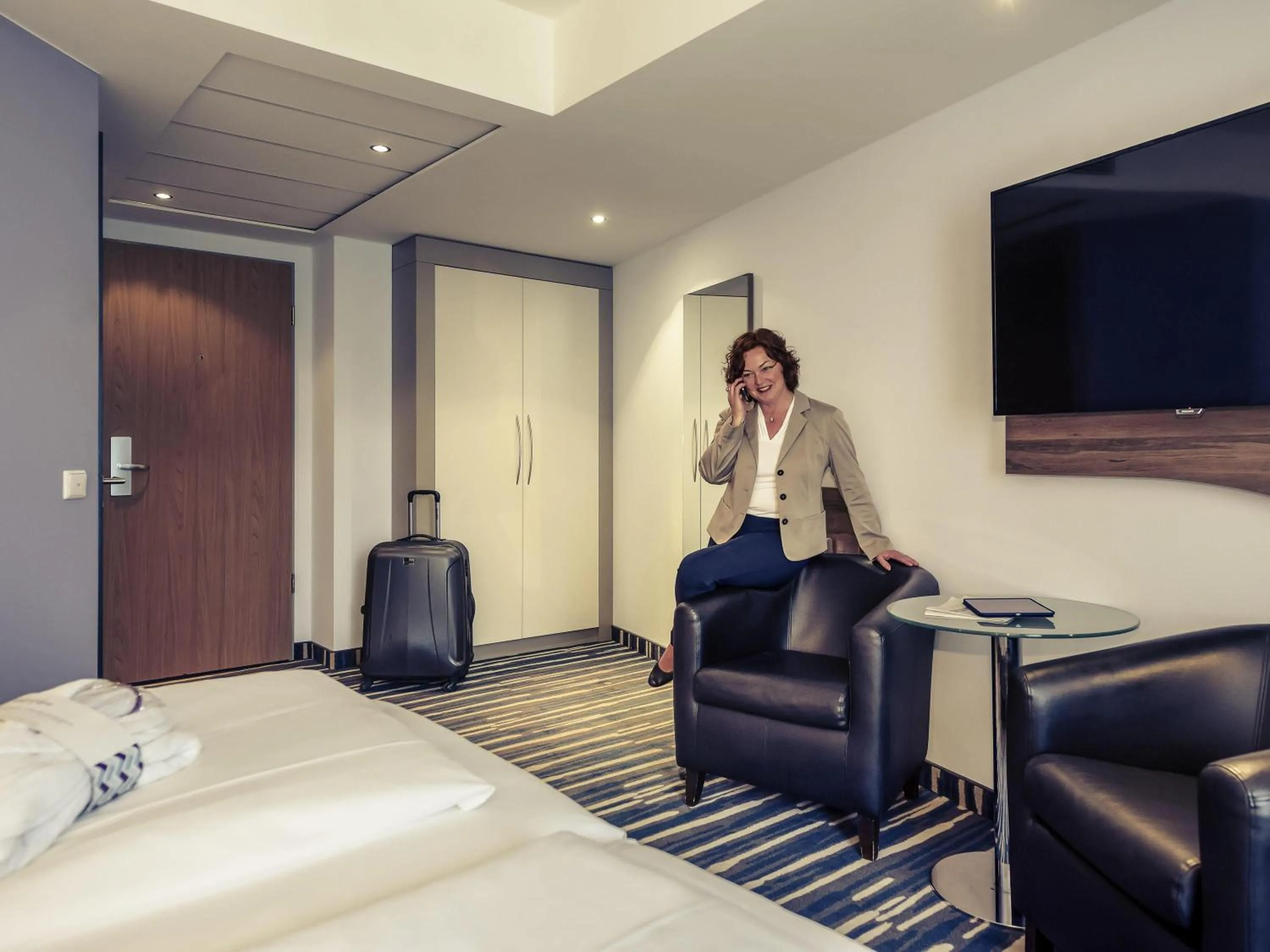 Bedroom, Bed in Mercure Hotel Hamburg Mitte