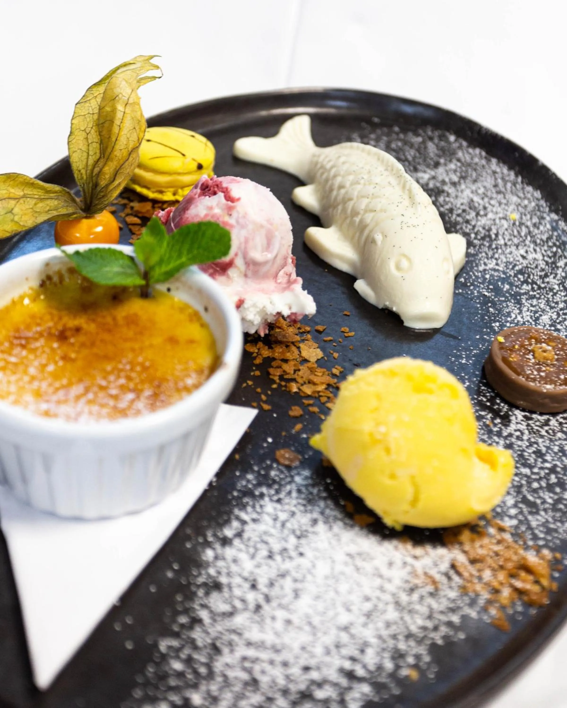 Food close-up in Fischhaus Wendisch Rietz