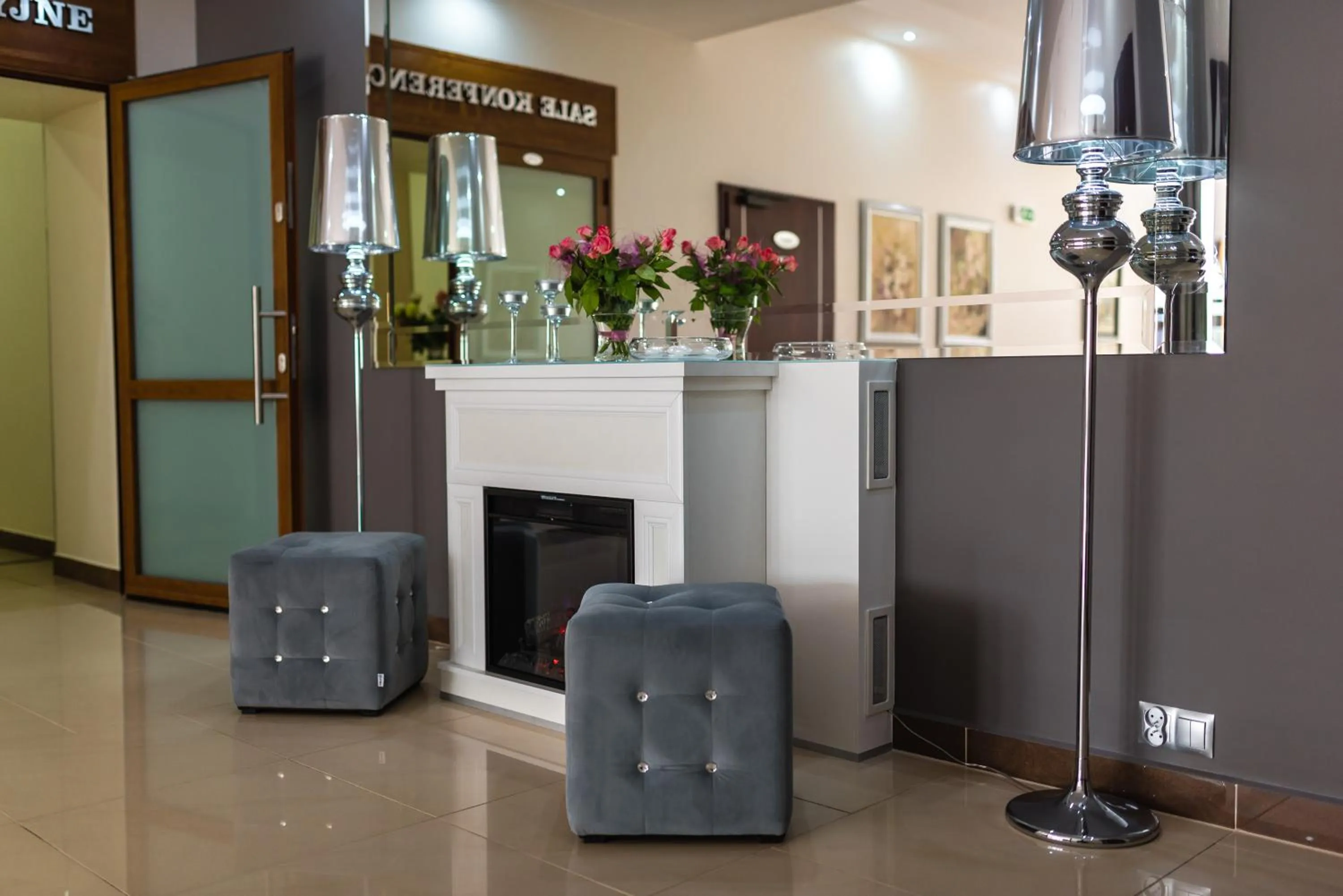 Seating area in Hotel Polonia