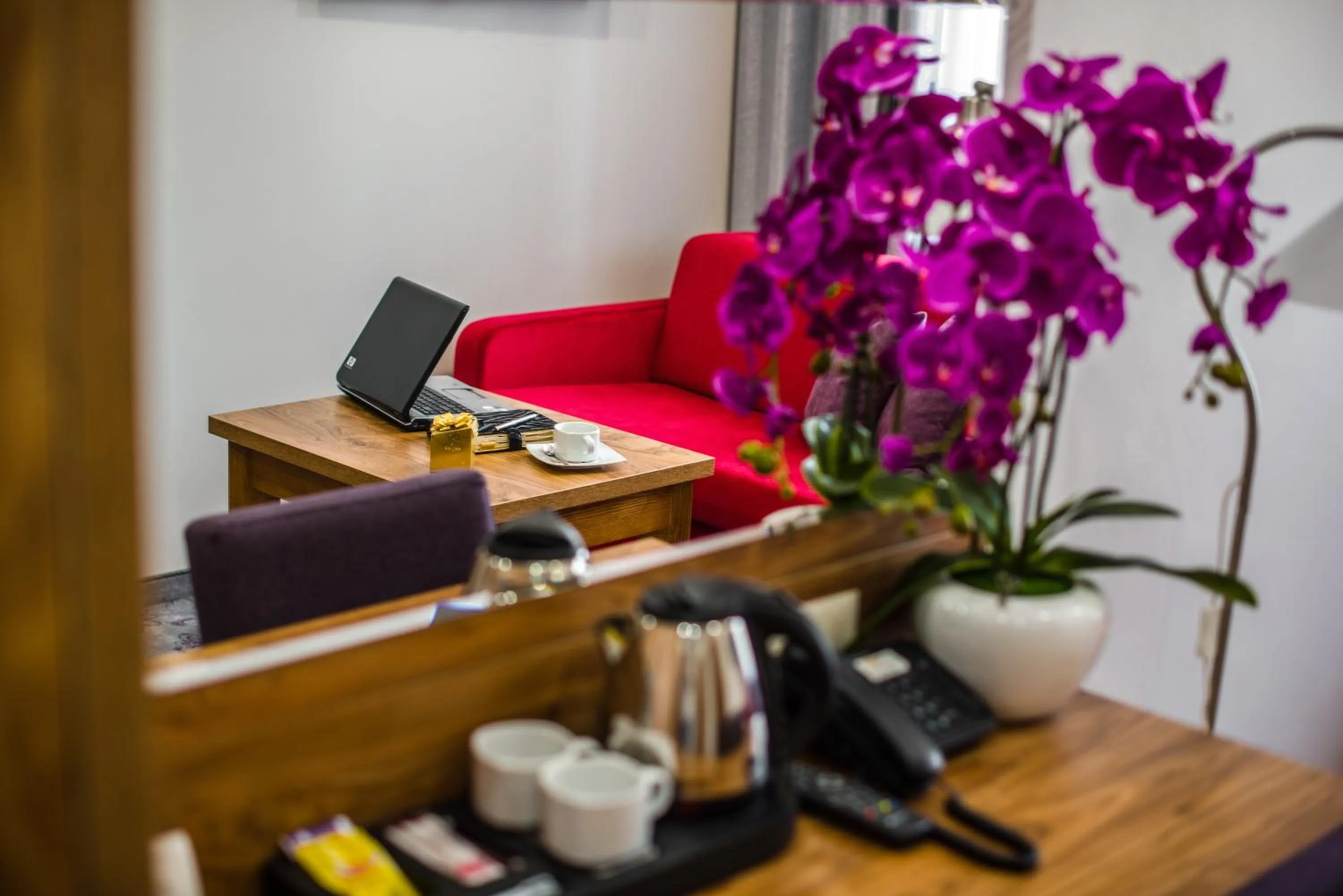 Coffee/tea facilities in Hotel Polonia