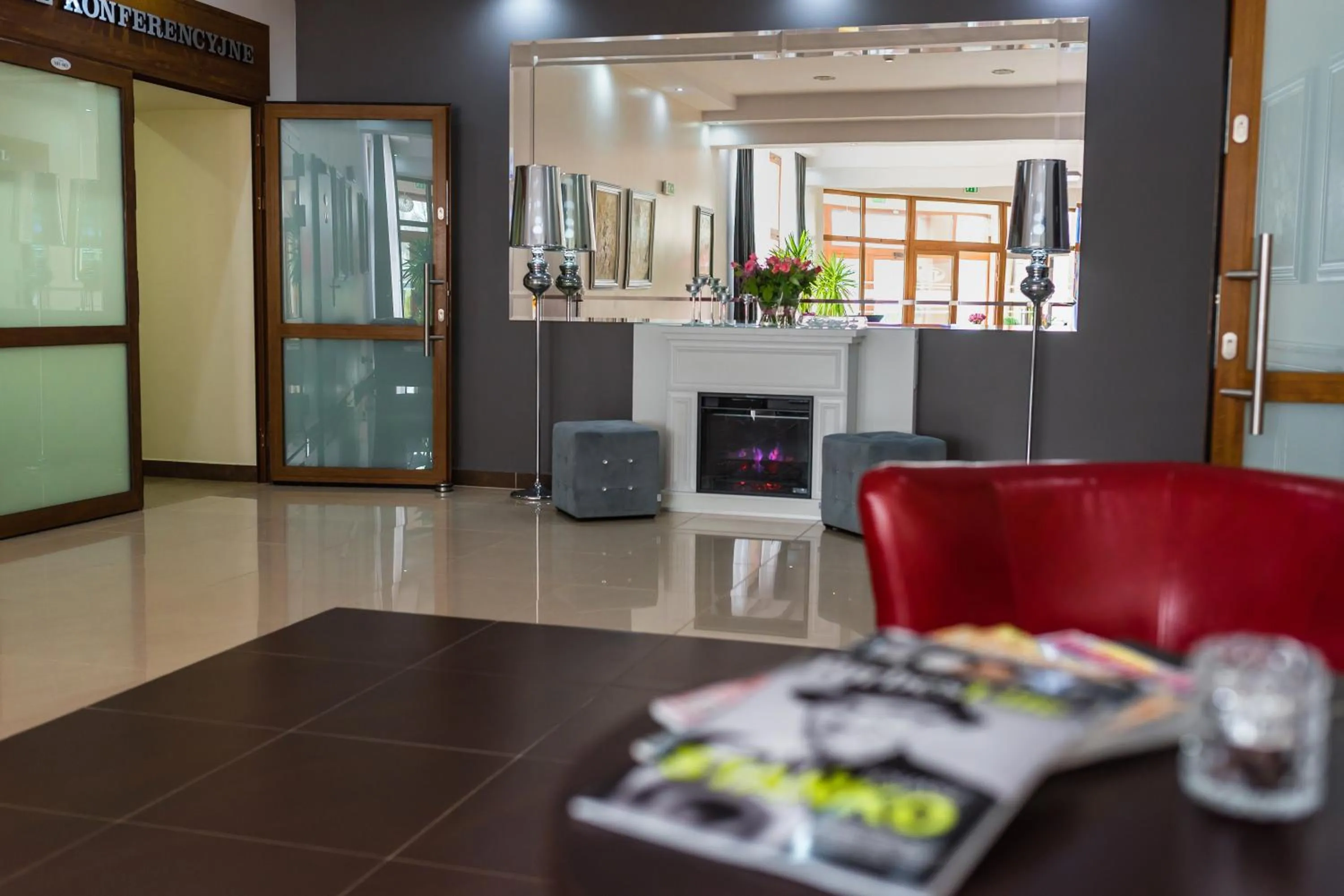 Communal lounge/ TV room in Hotel Polonia