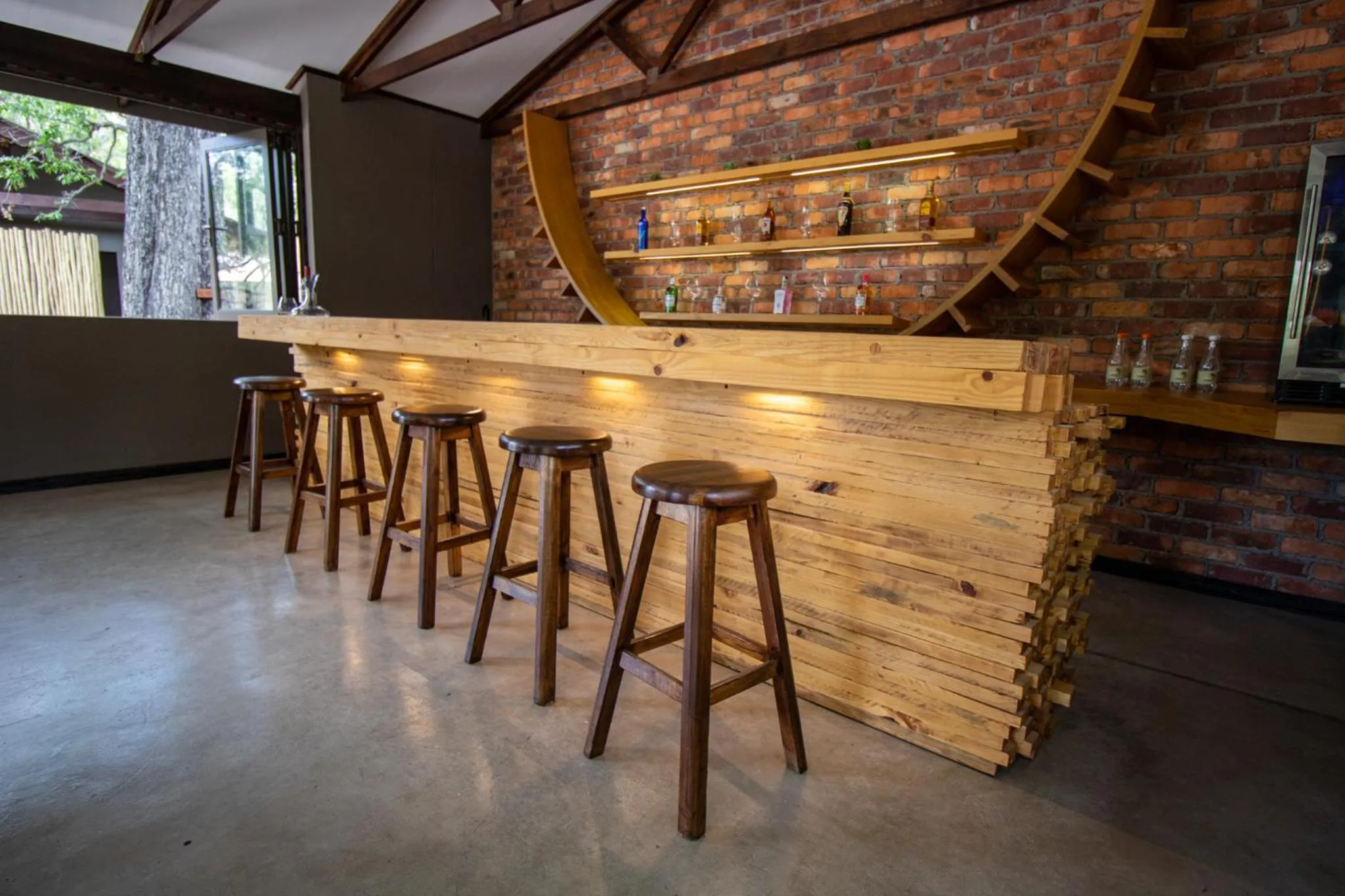 Lounge or bar in Little Africa Safari Lodge