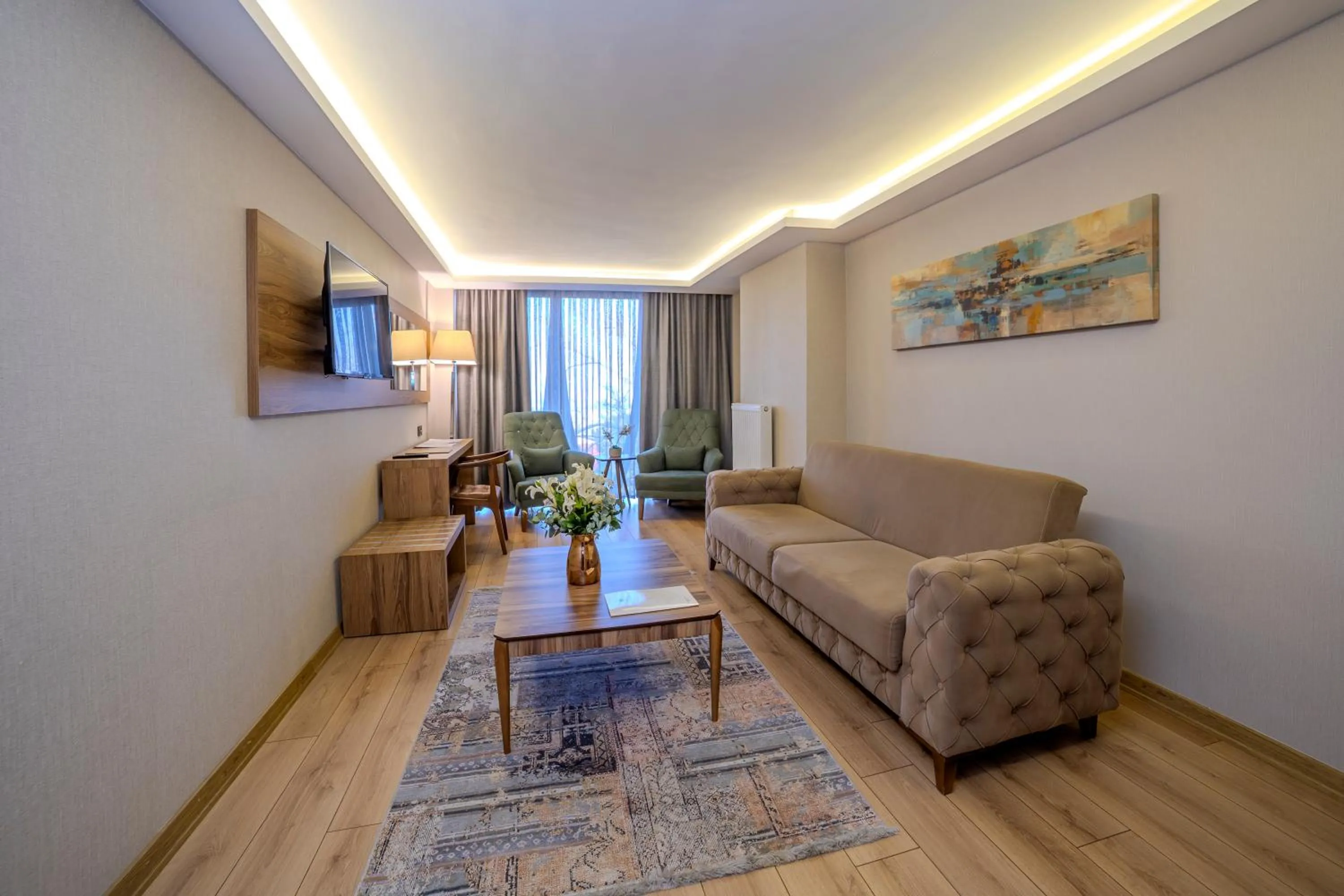 Seating area in Royal Termal Hotel