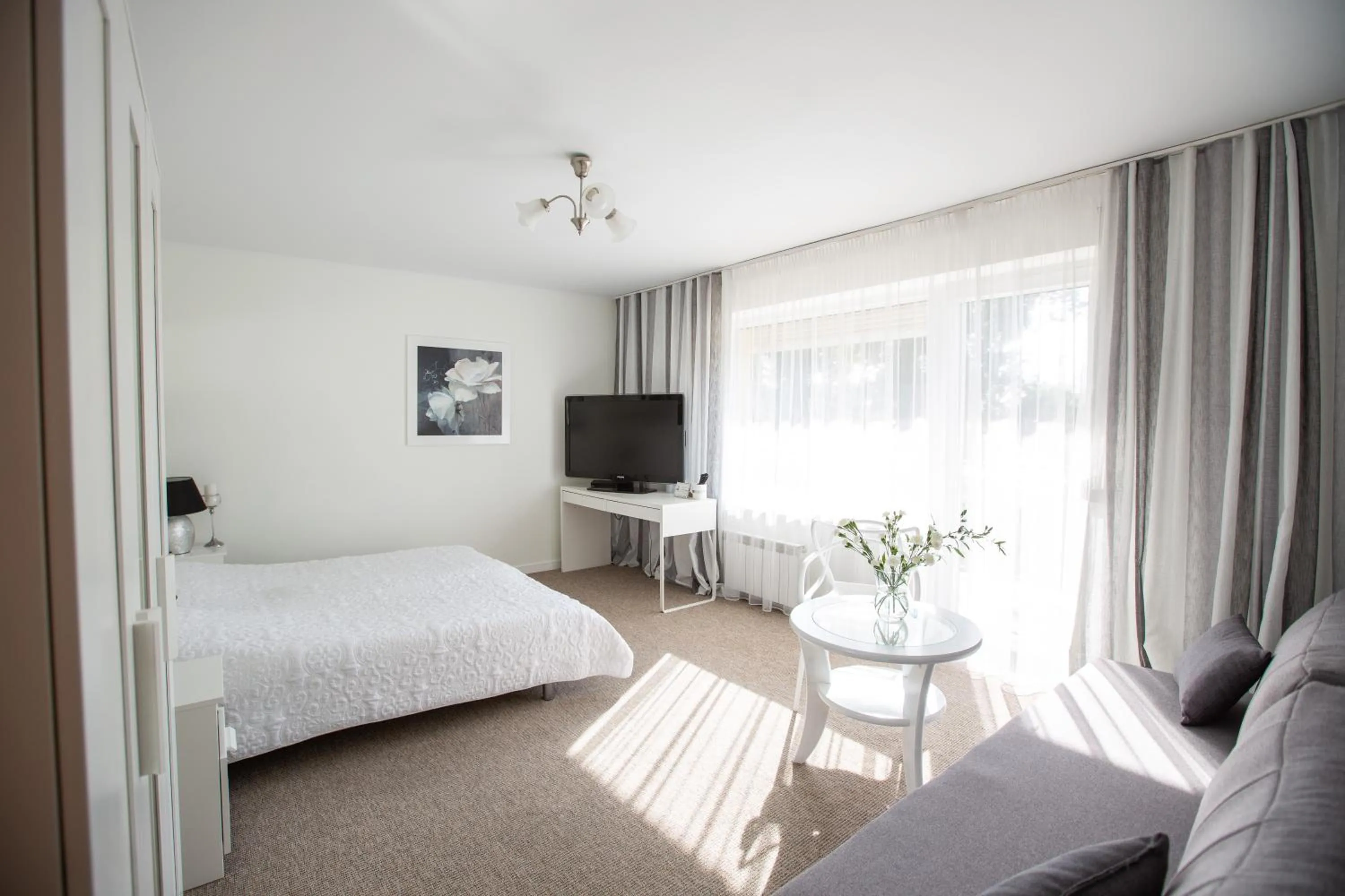 TV and multimedia, Bed in Pensjonacik Grażyna