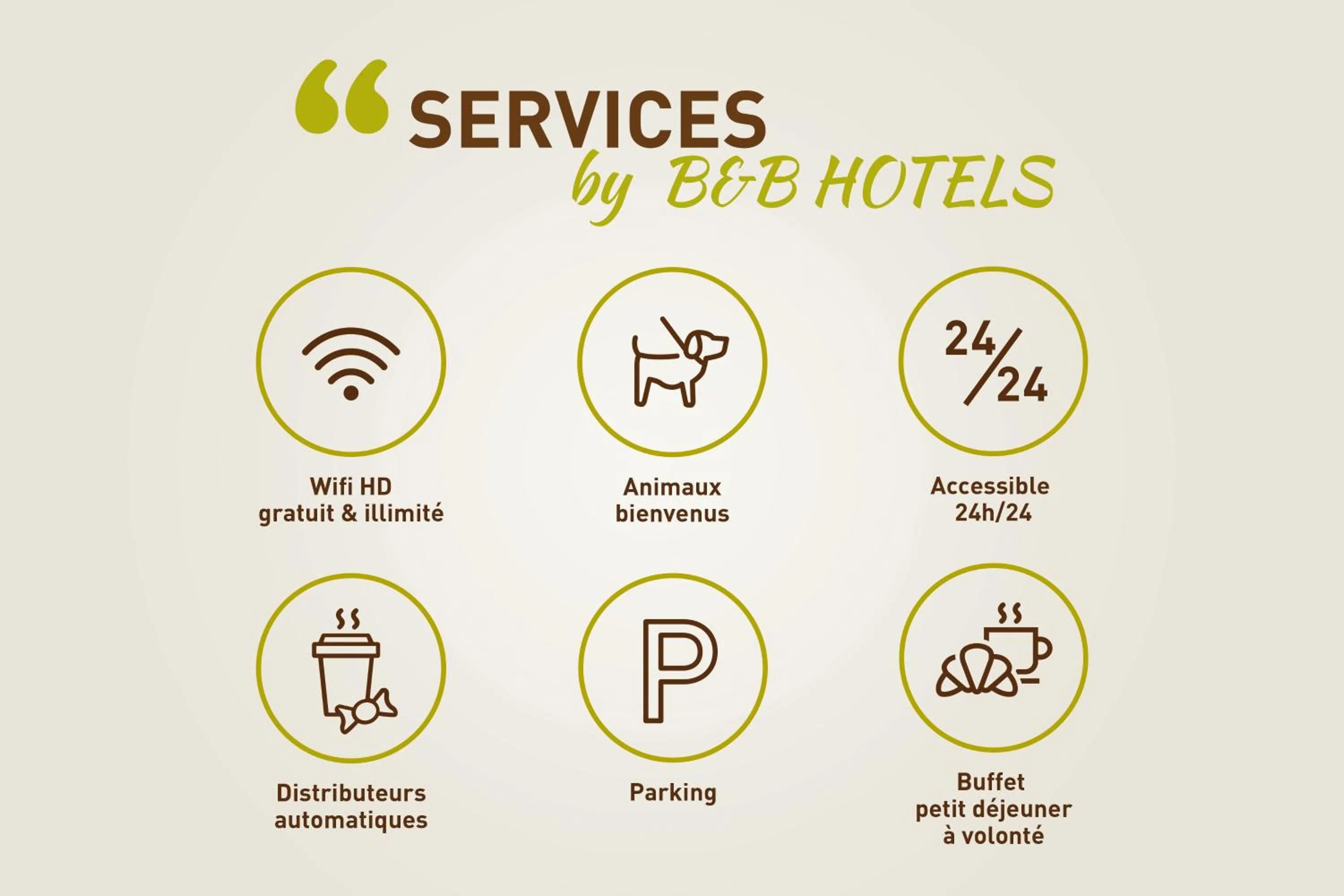 Logo/Certificate/Sign in B&B HOTEL Paris Meudon Vélizy