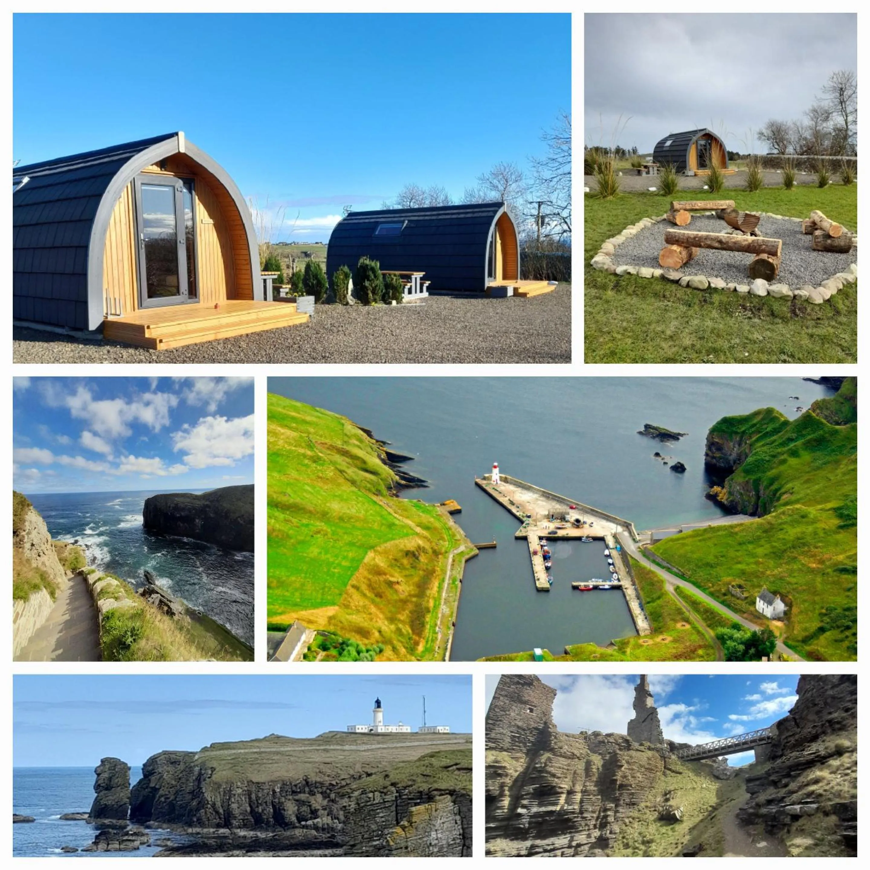 Natural landscape in North Star Glamping