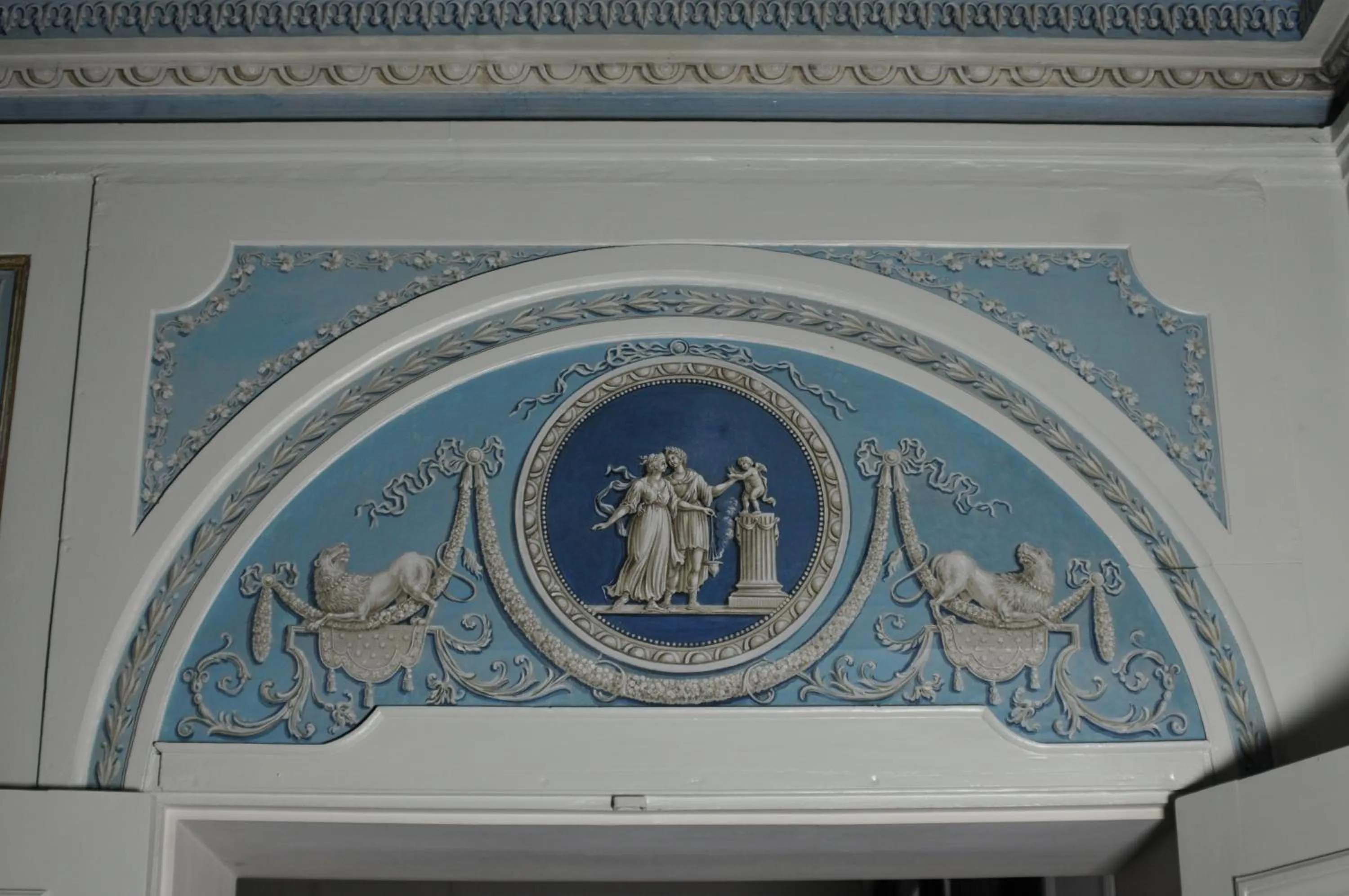 Decorative detail in Husby Säteri
