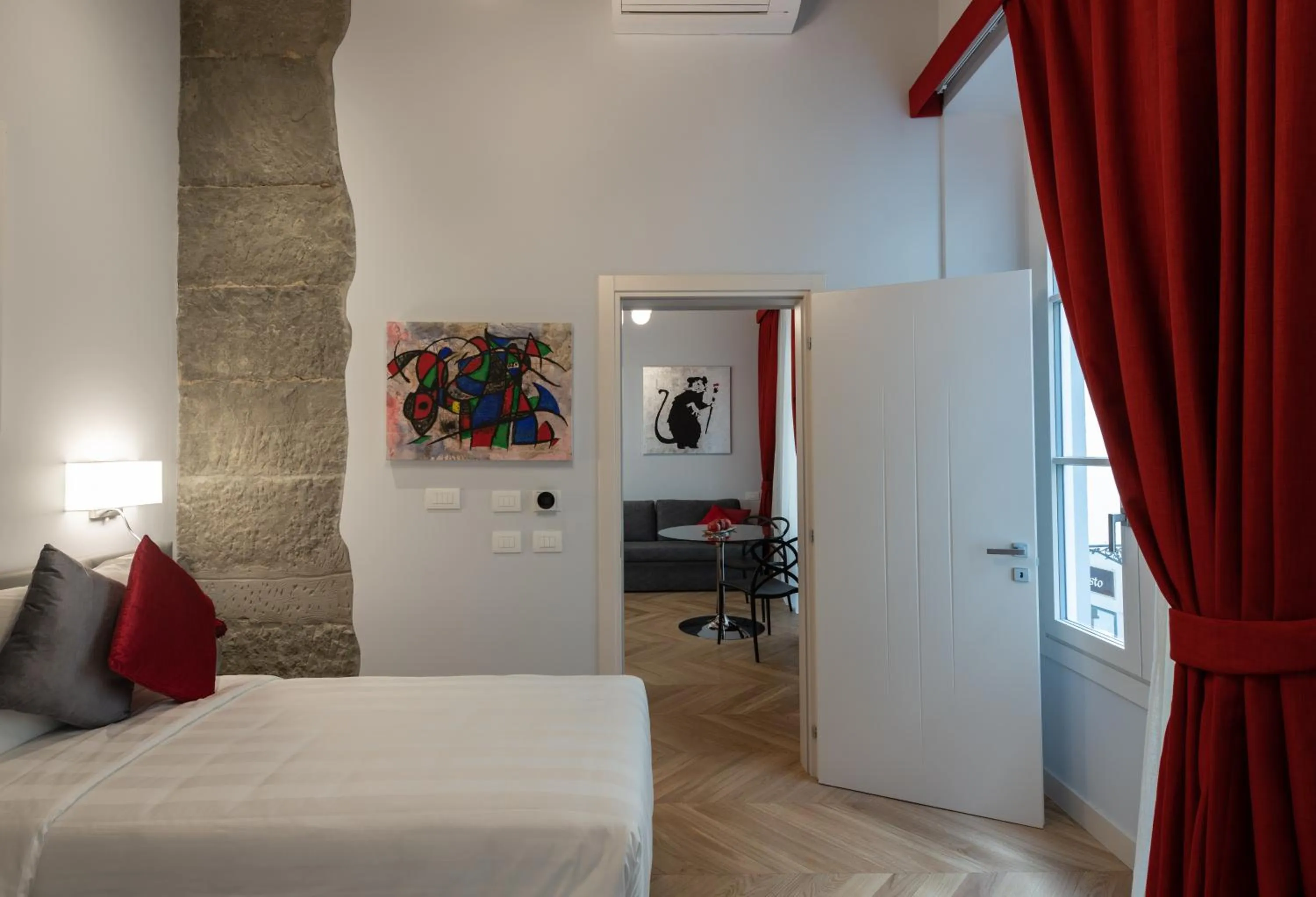 Bedroom, Bed in Kairos by Florence Art Apartments