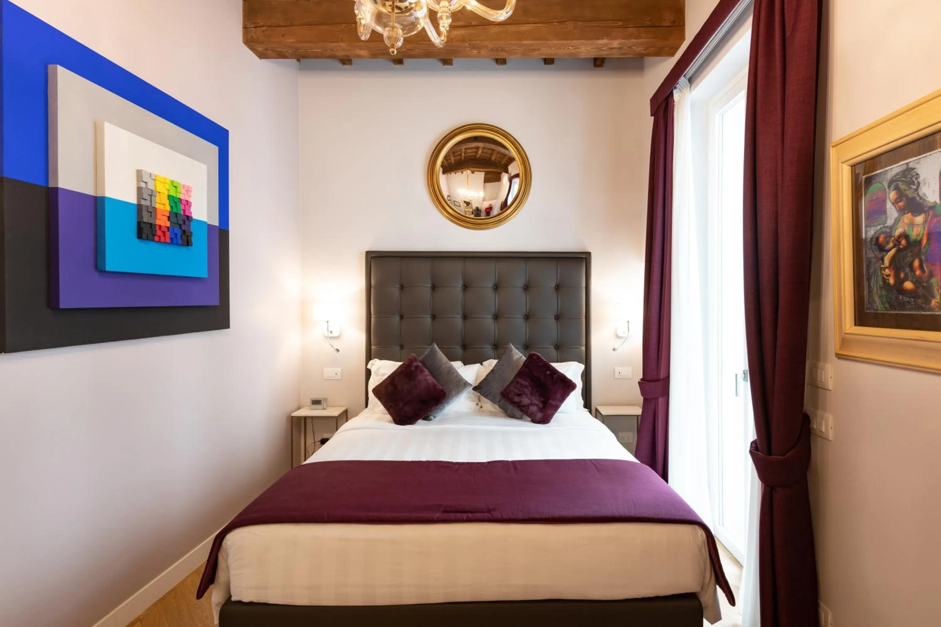 Bed in Kairos by Florence Art Apartments