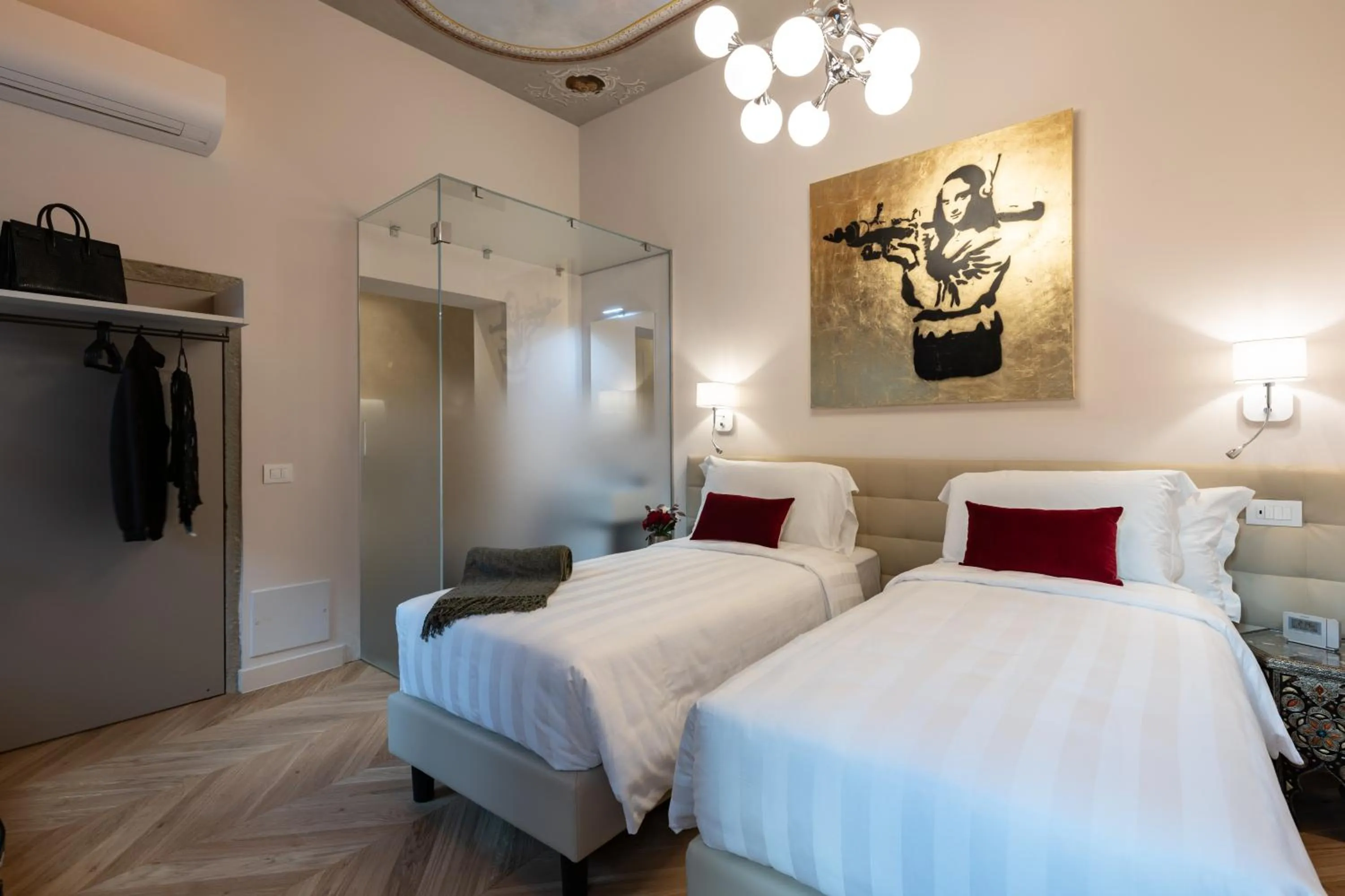 Bed in Kairos by Florence Art Apartments