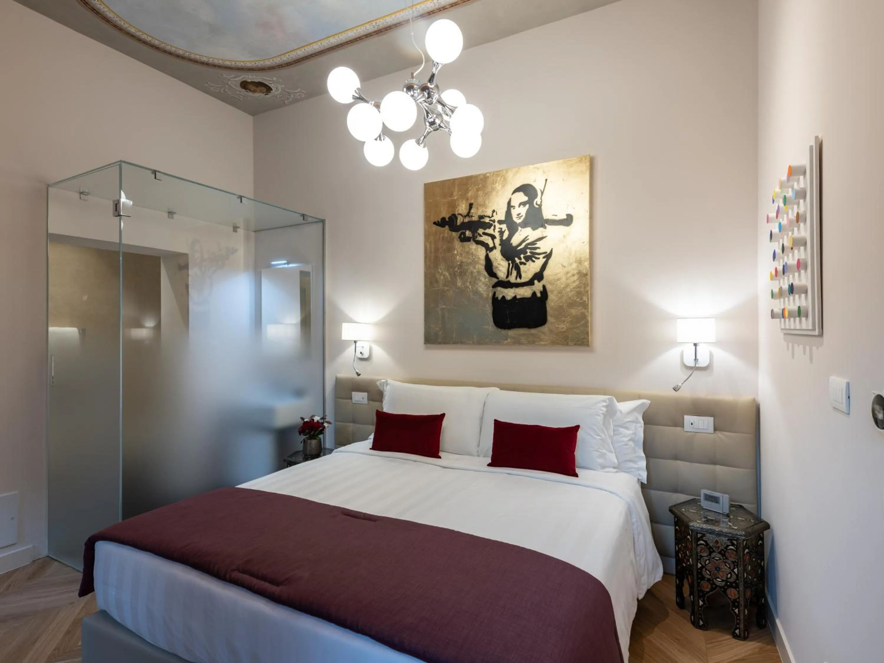 Bed in Kairos by Florence Art Apartments