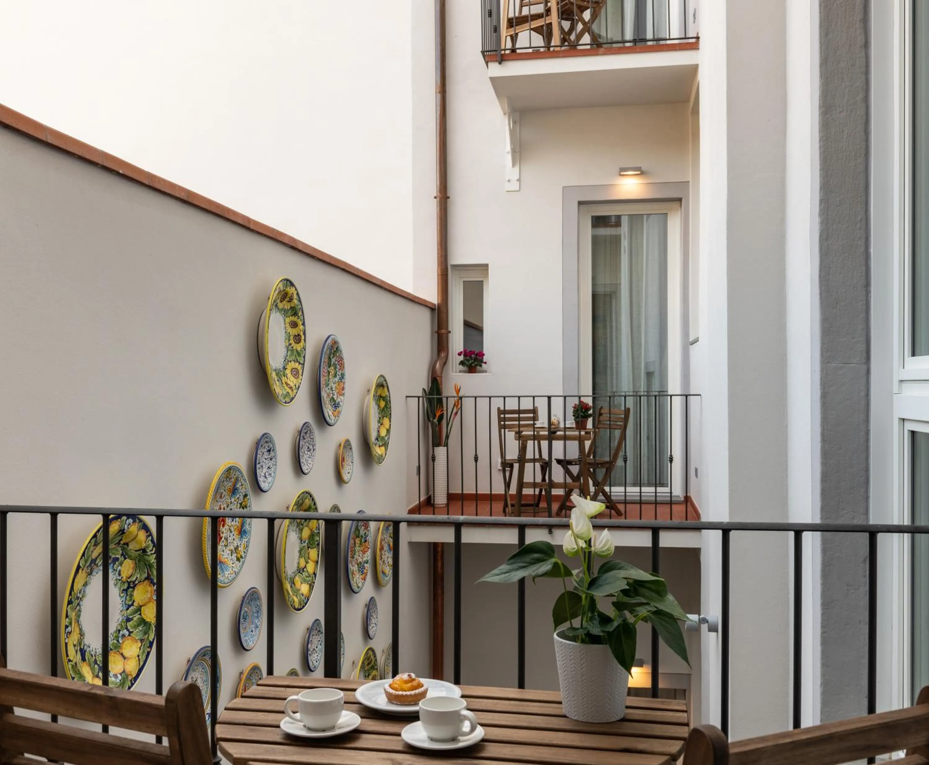 Balcony/Terrace in Kairos by Florence Art Apartments
