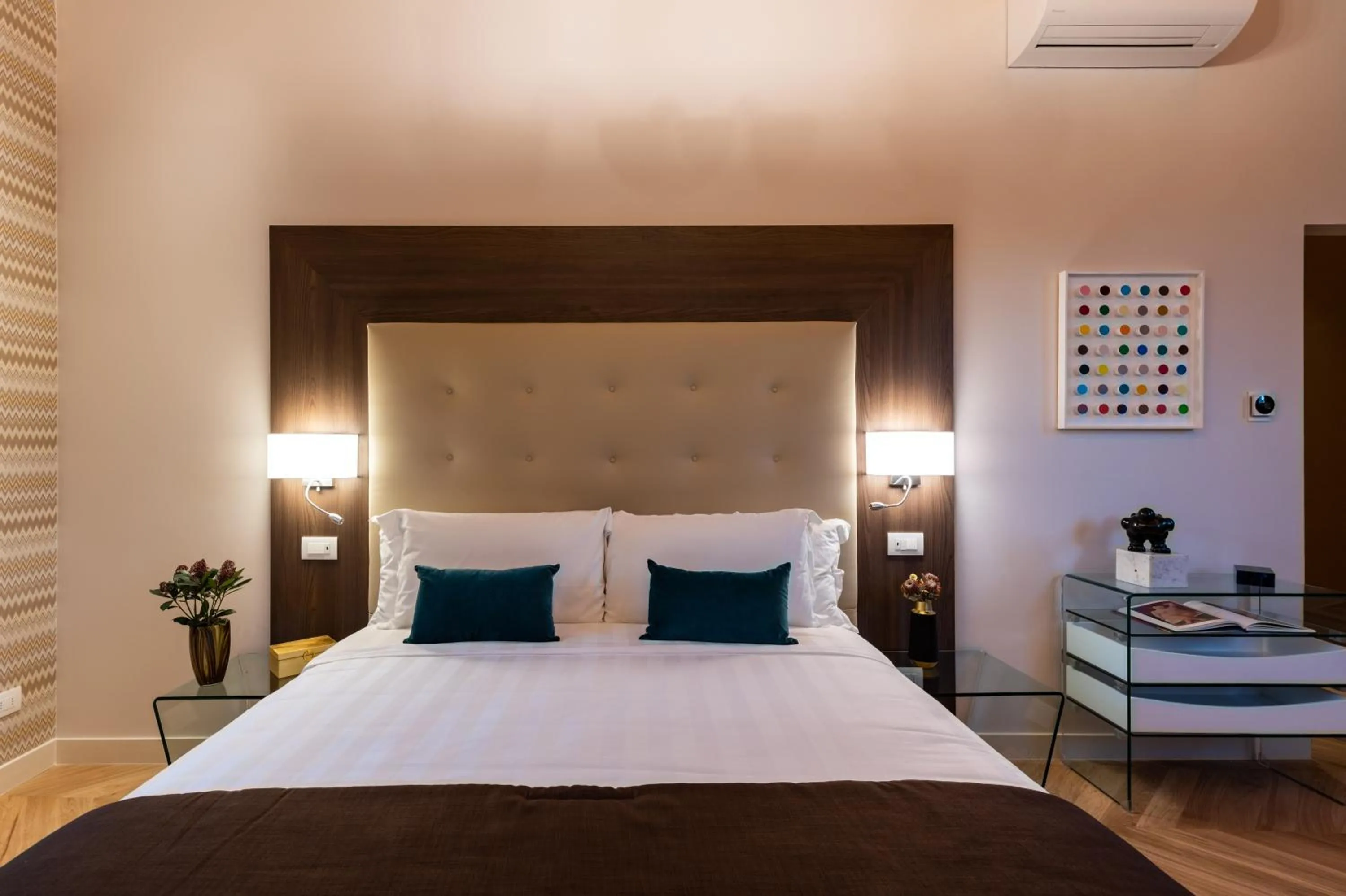 Bed in Kairos by Florence Art Apartments