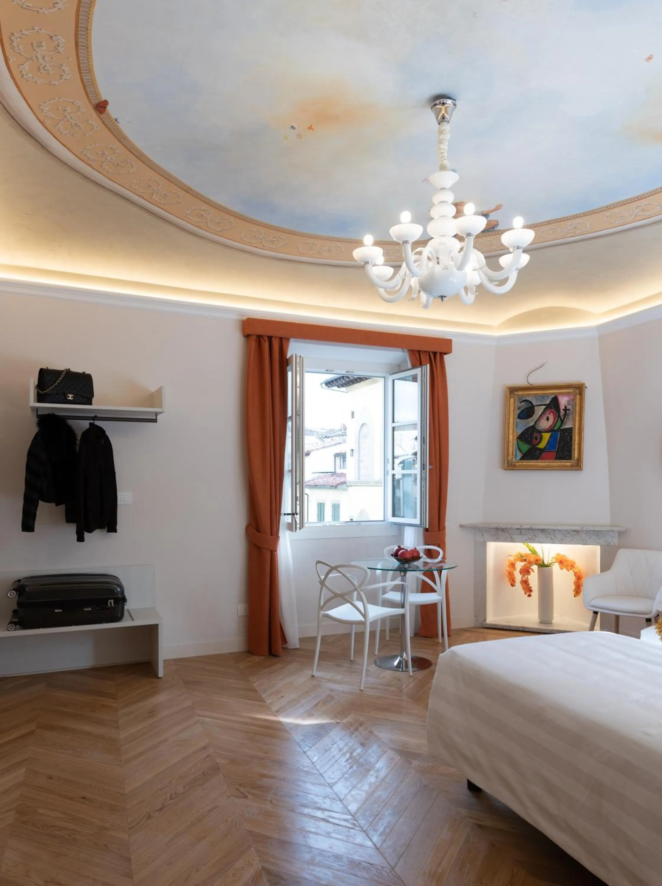 Living room, Bed in Kairos by Florence Art Apartments