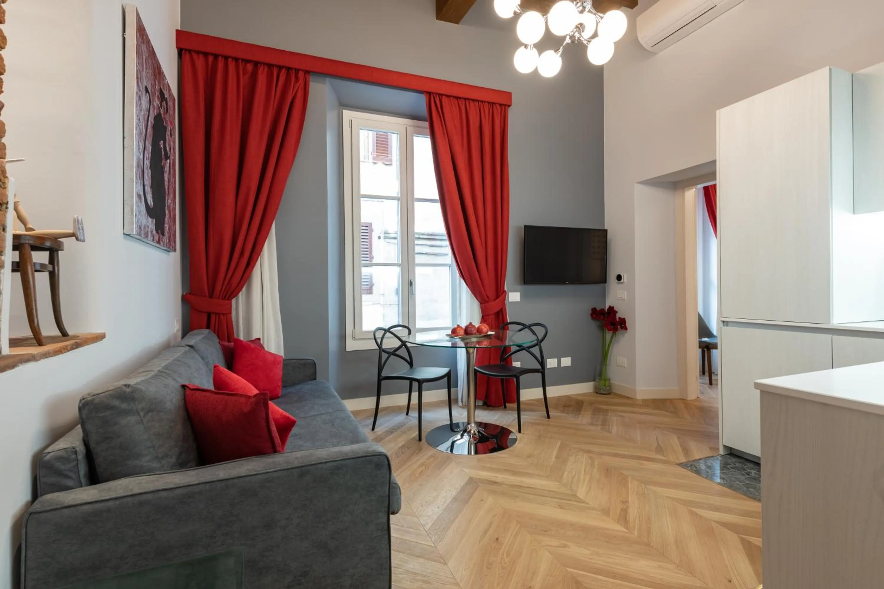 Living room in Kairos by Florence Art Apartments