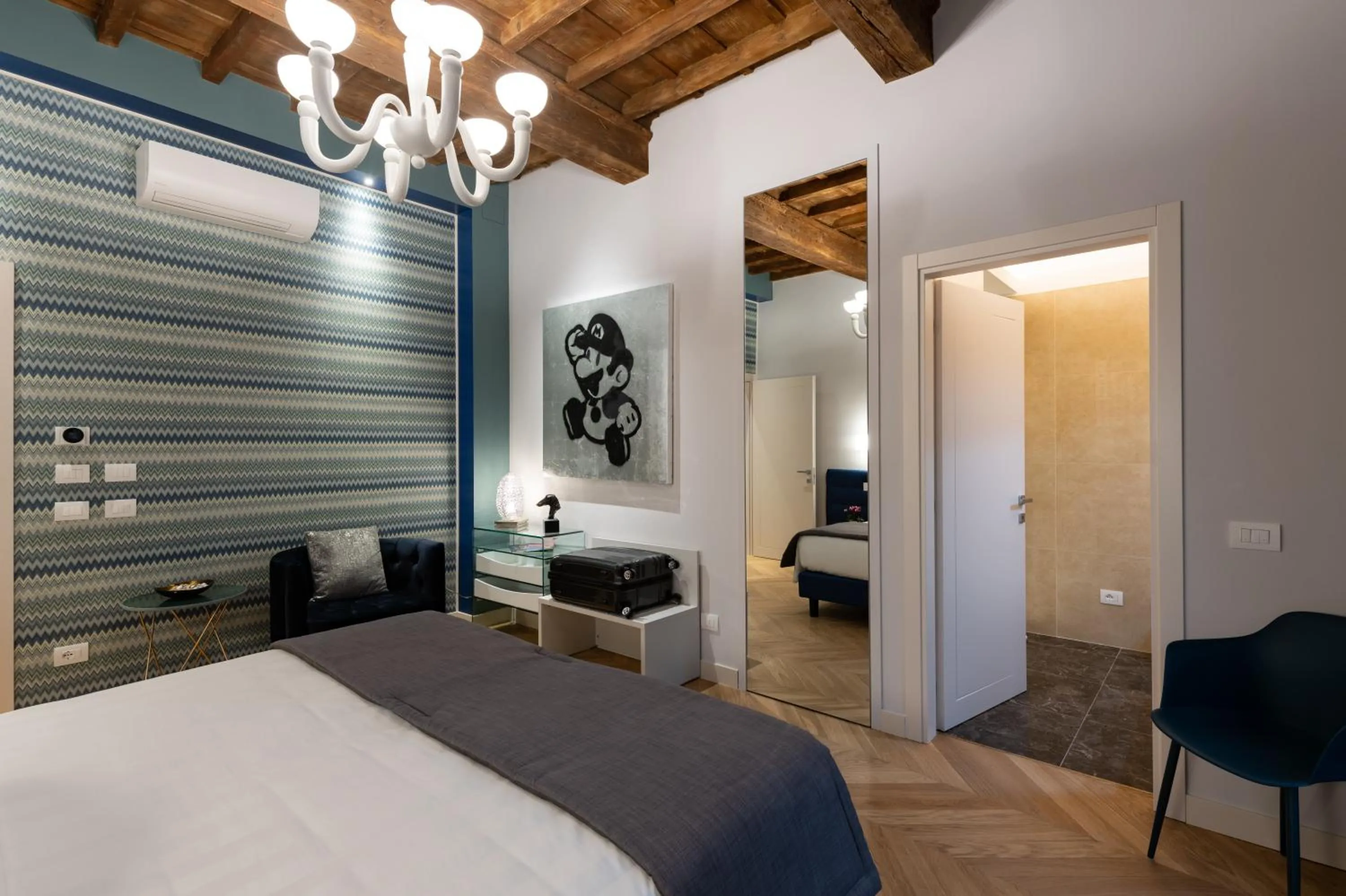 Bed in Kairos by Florence Art Apartments