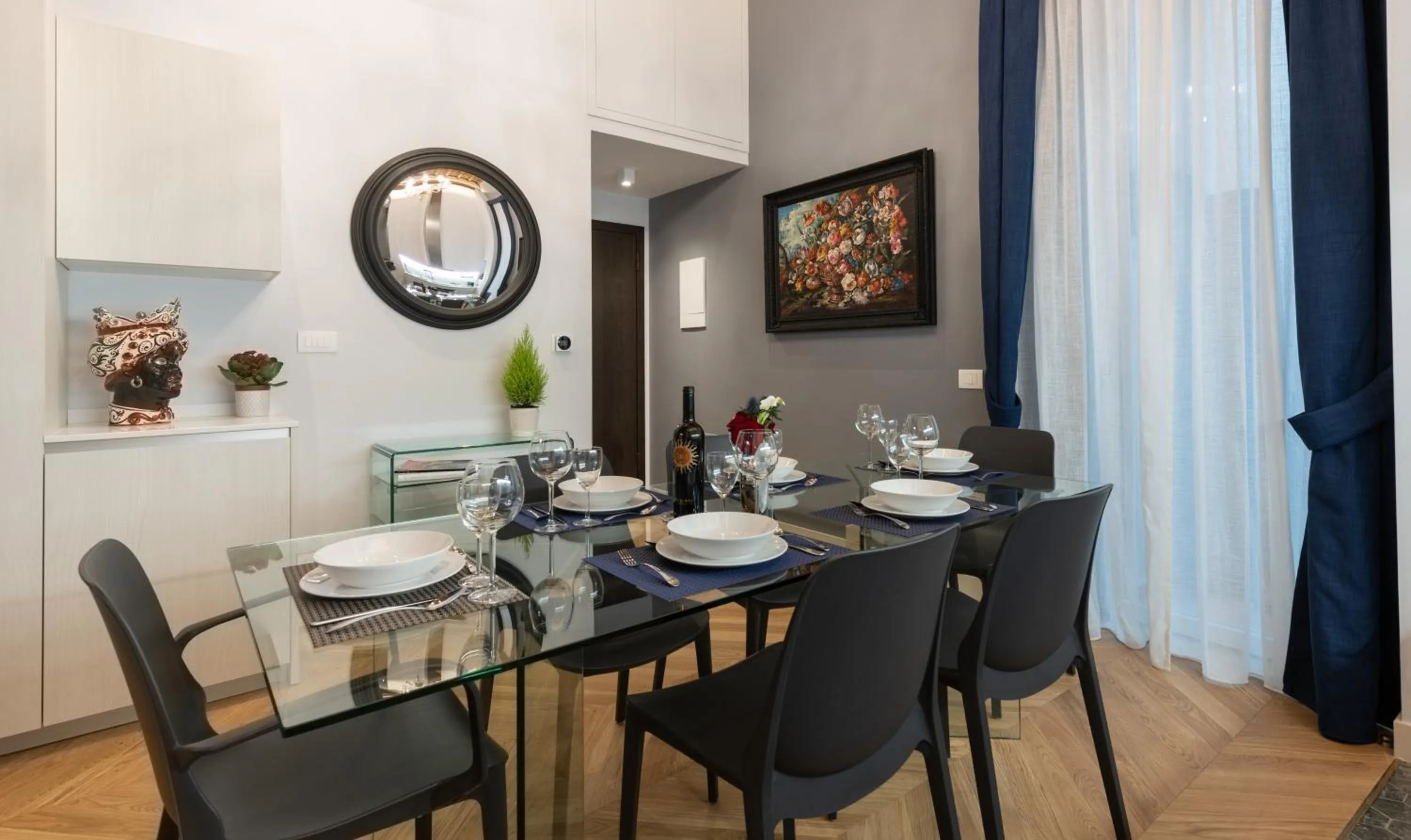 Dining area in Kairos by Florence Art Apartments