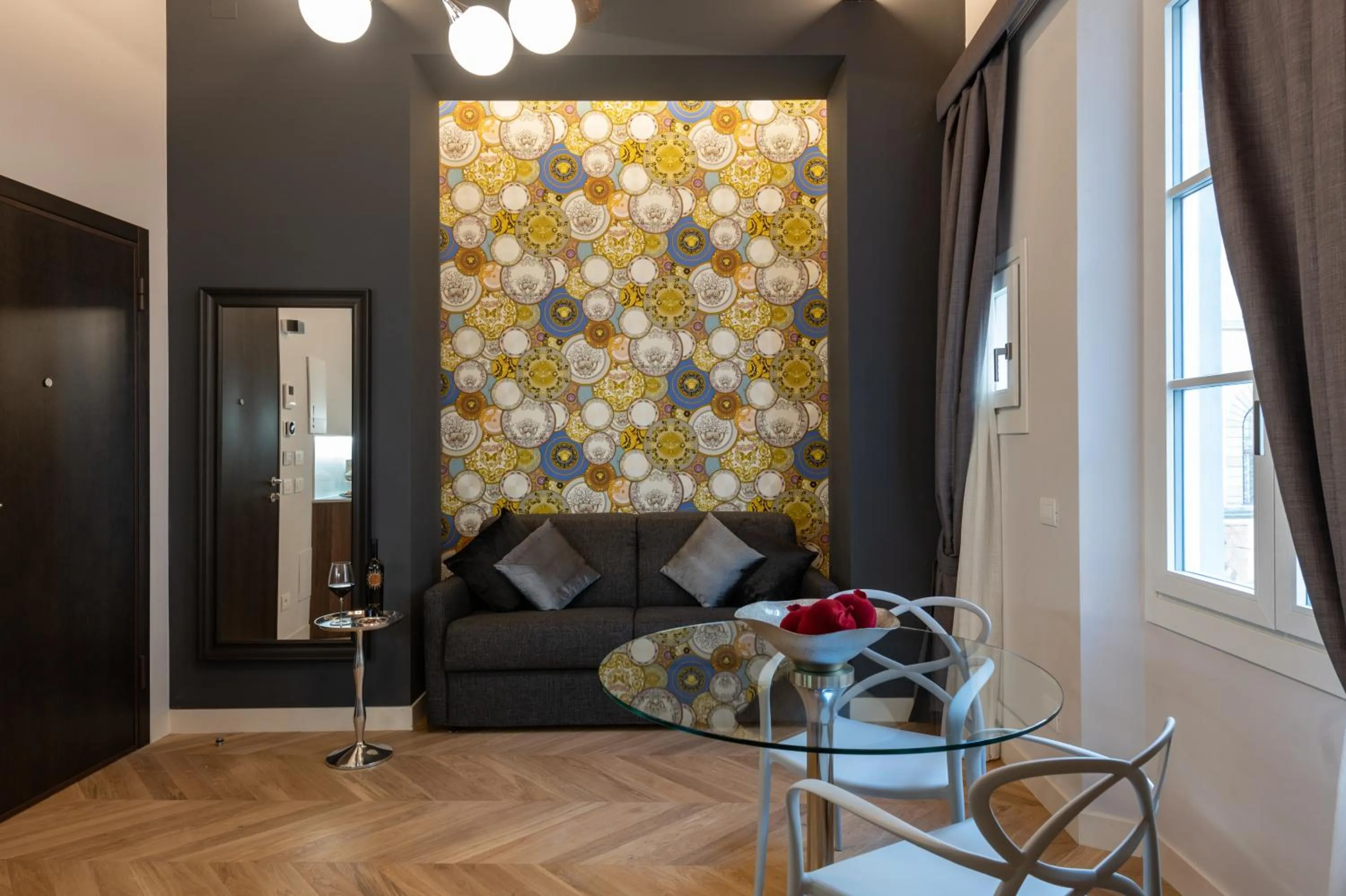 Living room in Kairos by Florence Art Apartments