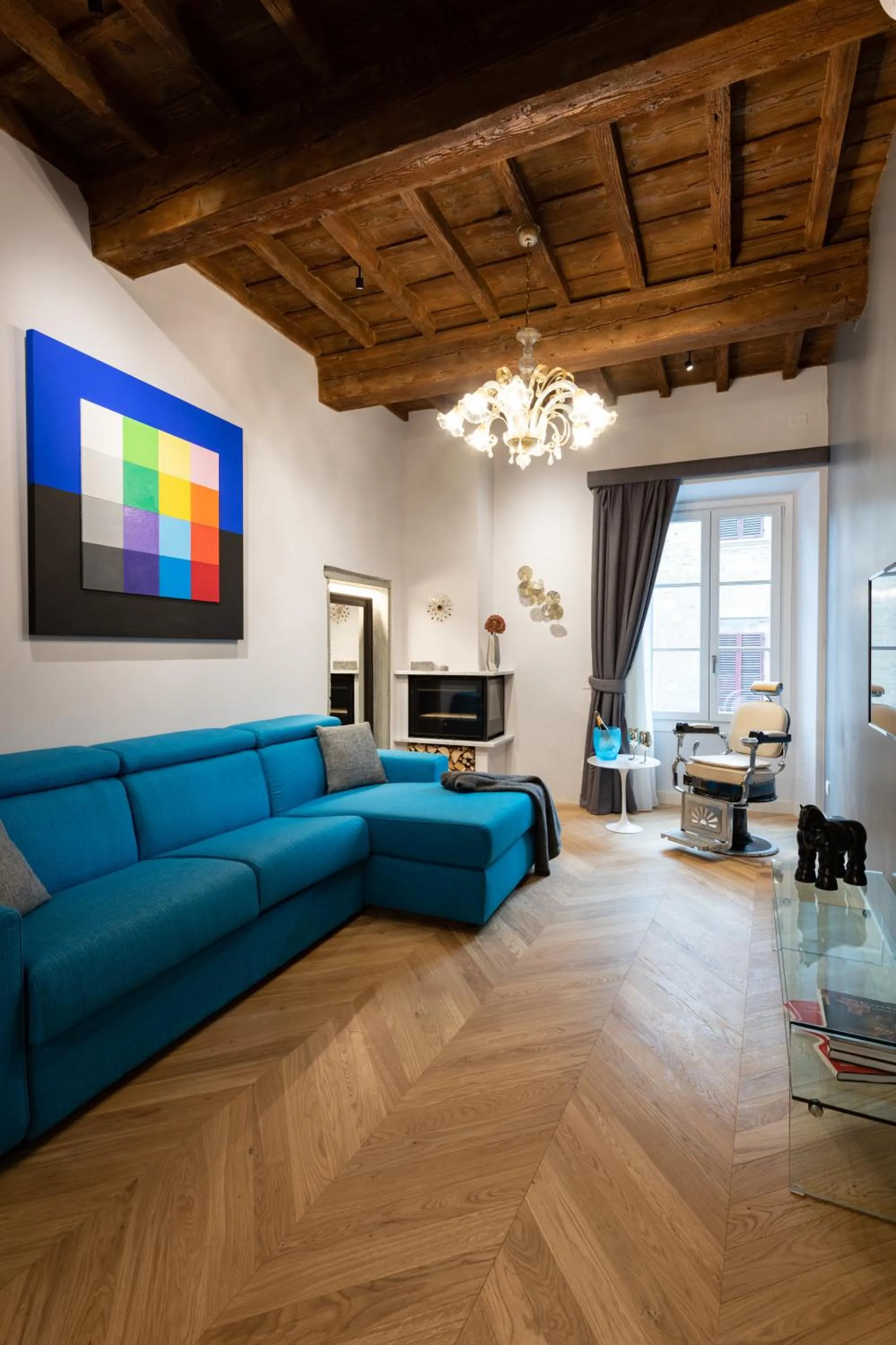 Living room in Kairos by Florence Art Apartments