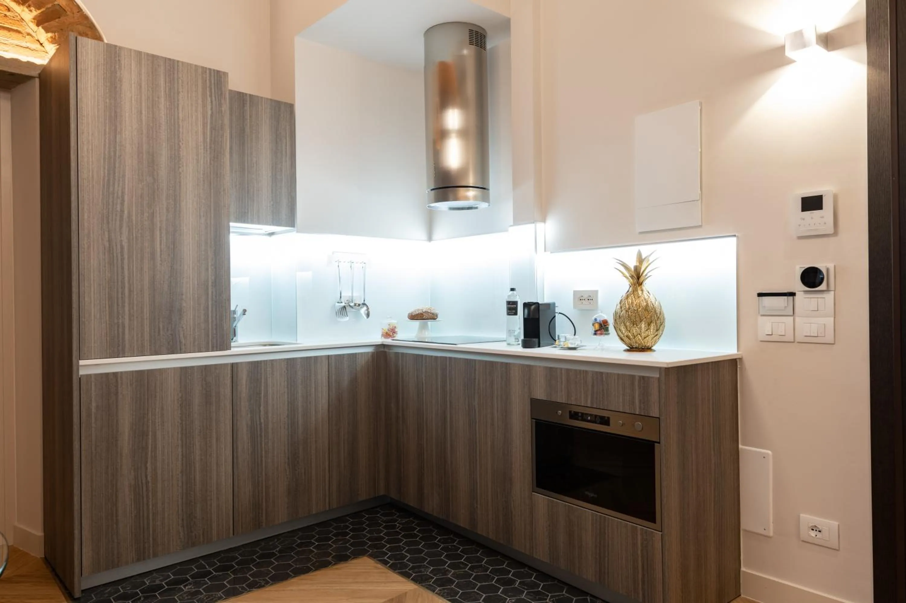 Kitchen or kitchenette in Kairos by Florence Art Apartments