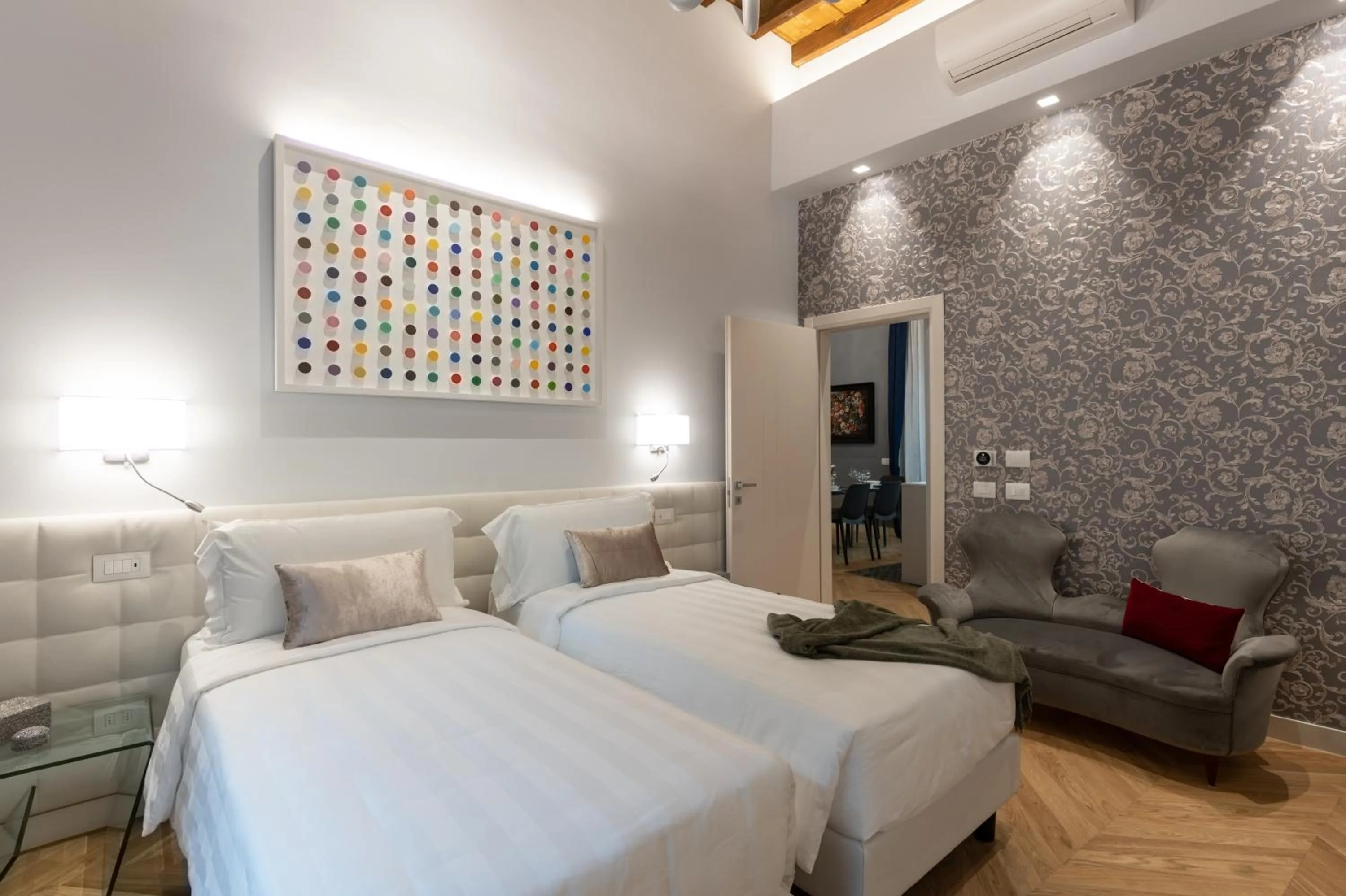 Bed in Kairos by Florence Art Apartments