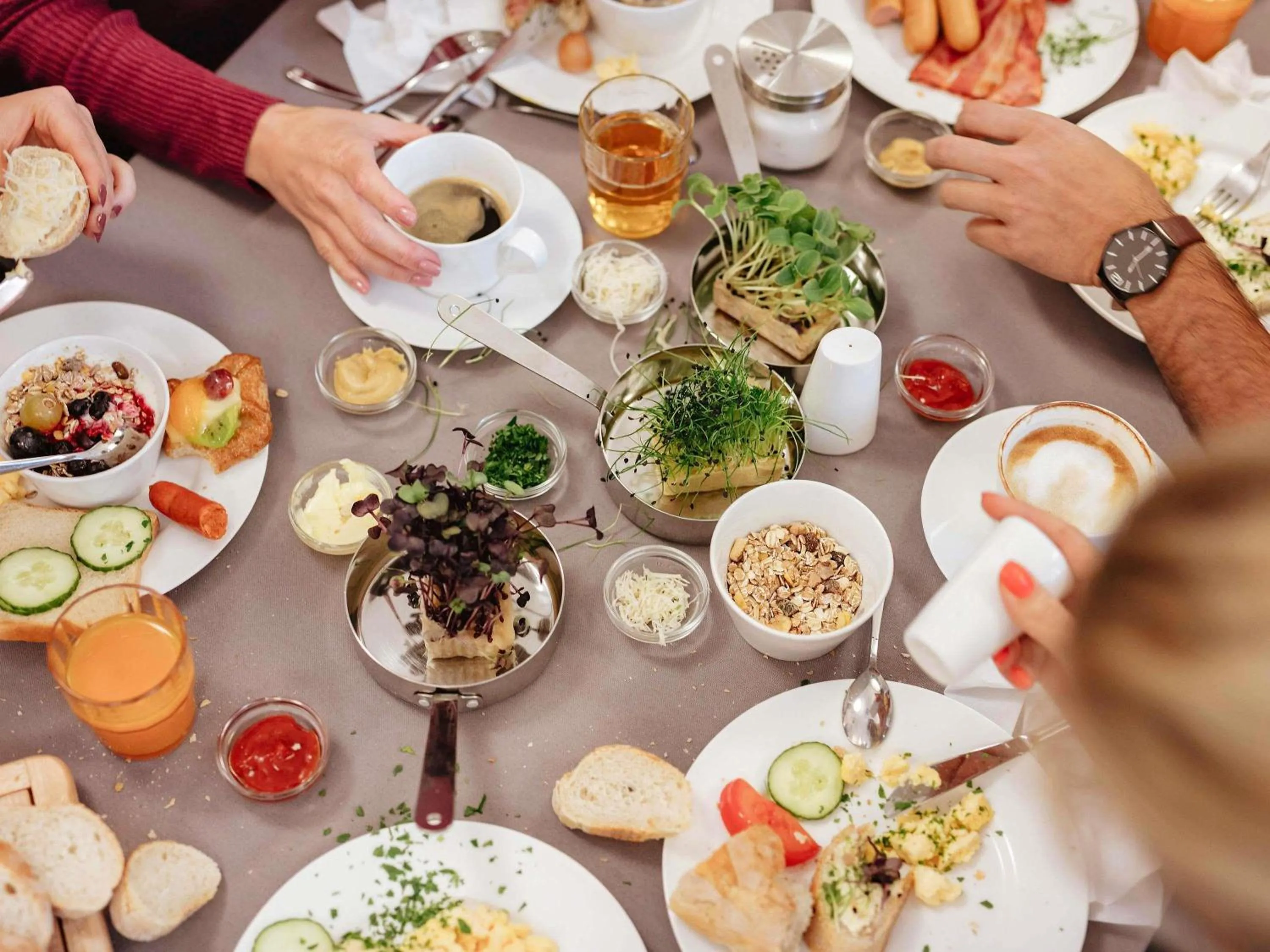 Breakfast in Mercure Hotel Erfurt Altstadt