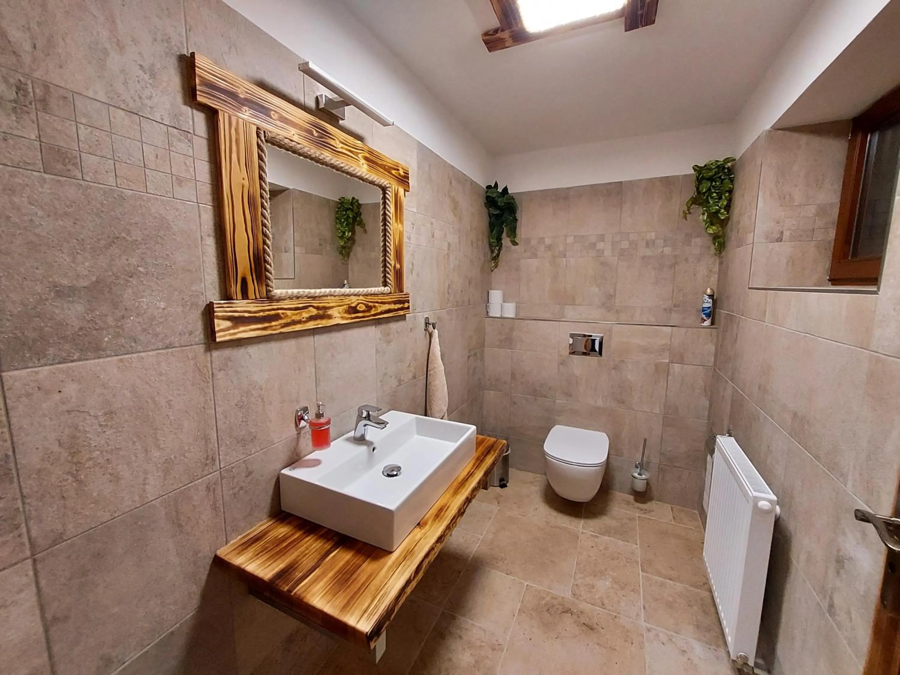 Sauna in Apartmány Srub Výtoňka Lipno