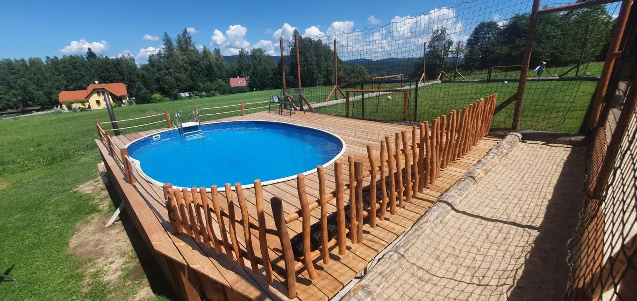 Natural landscape in Apartmány Srub Výtoňka Lipno