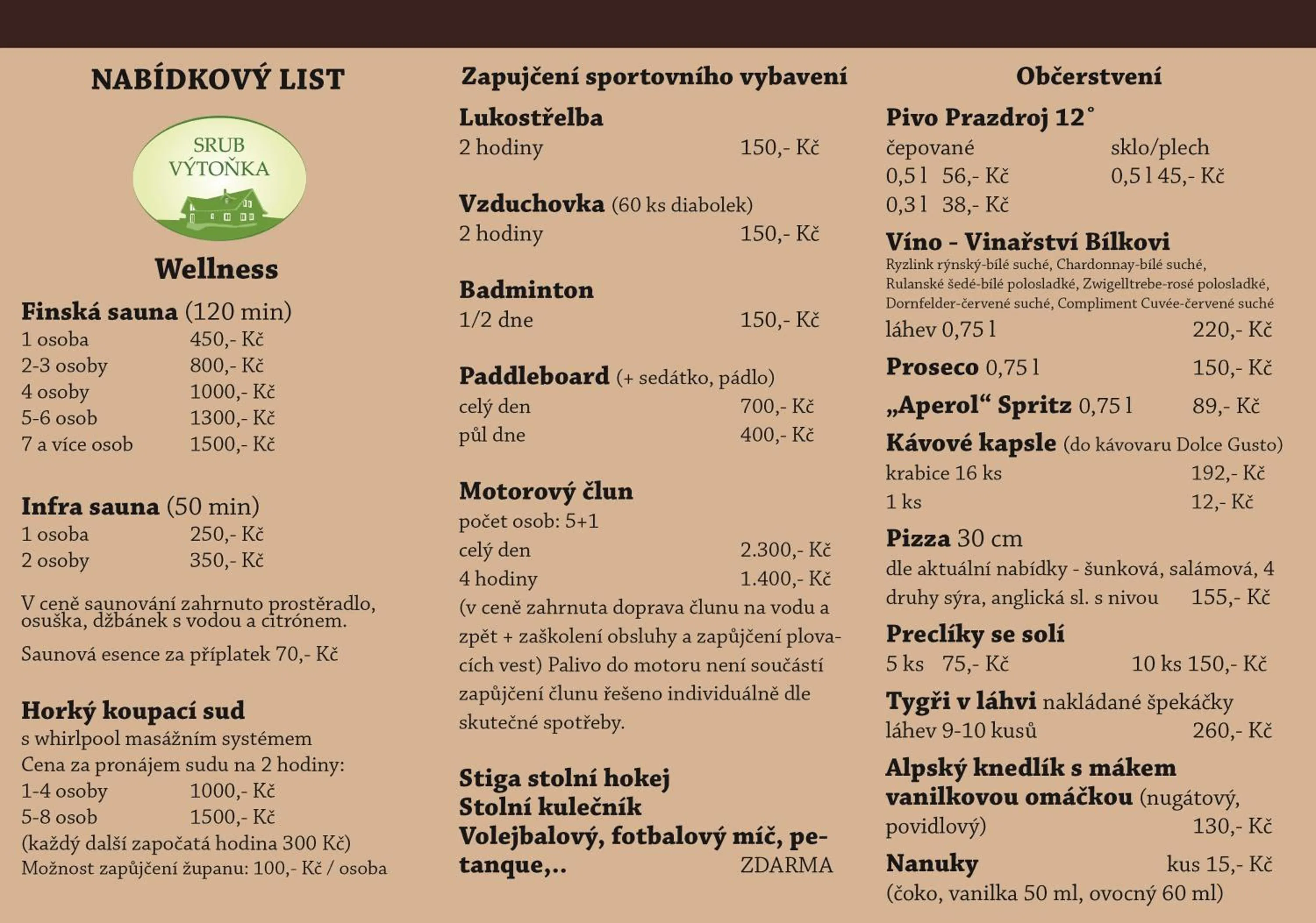 Apartmány Srub Výtoňka Lipno