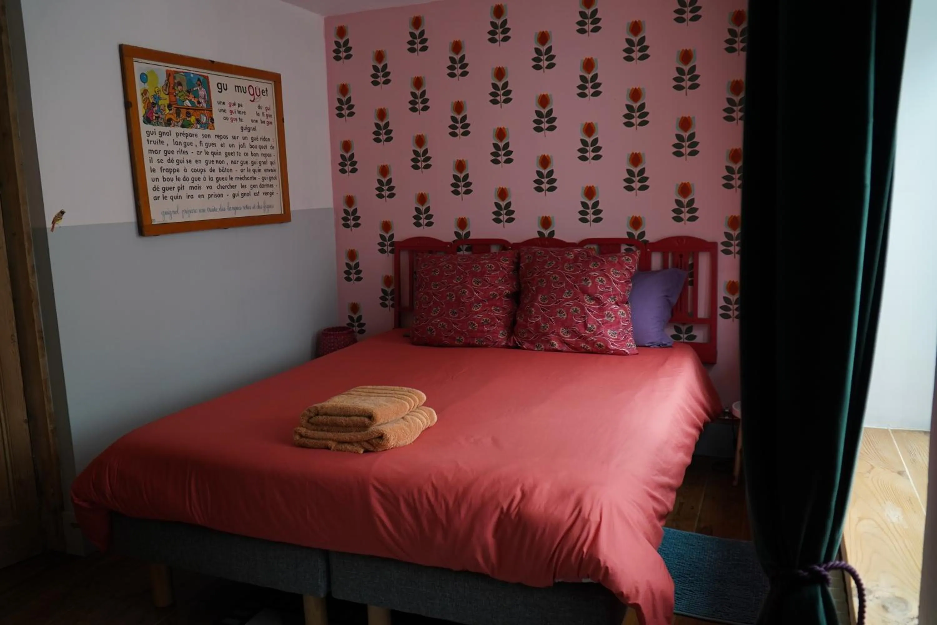 Bed in chambres d'hôtes Le Carillon