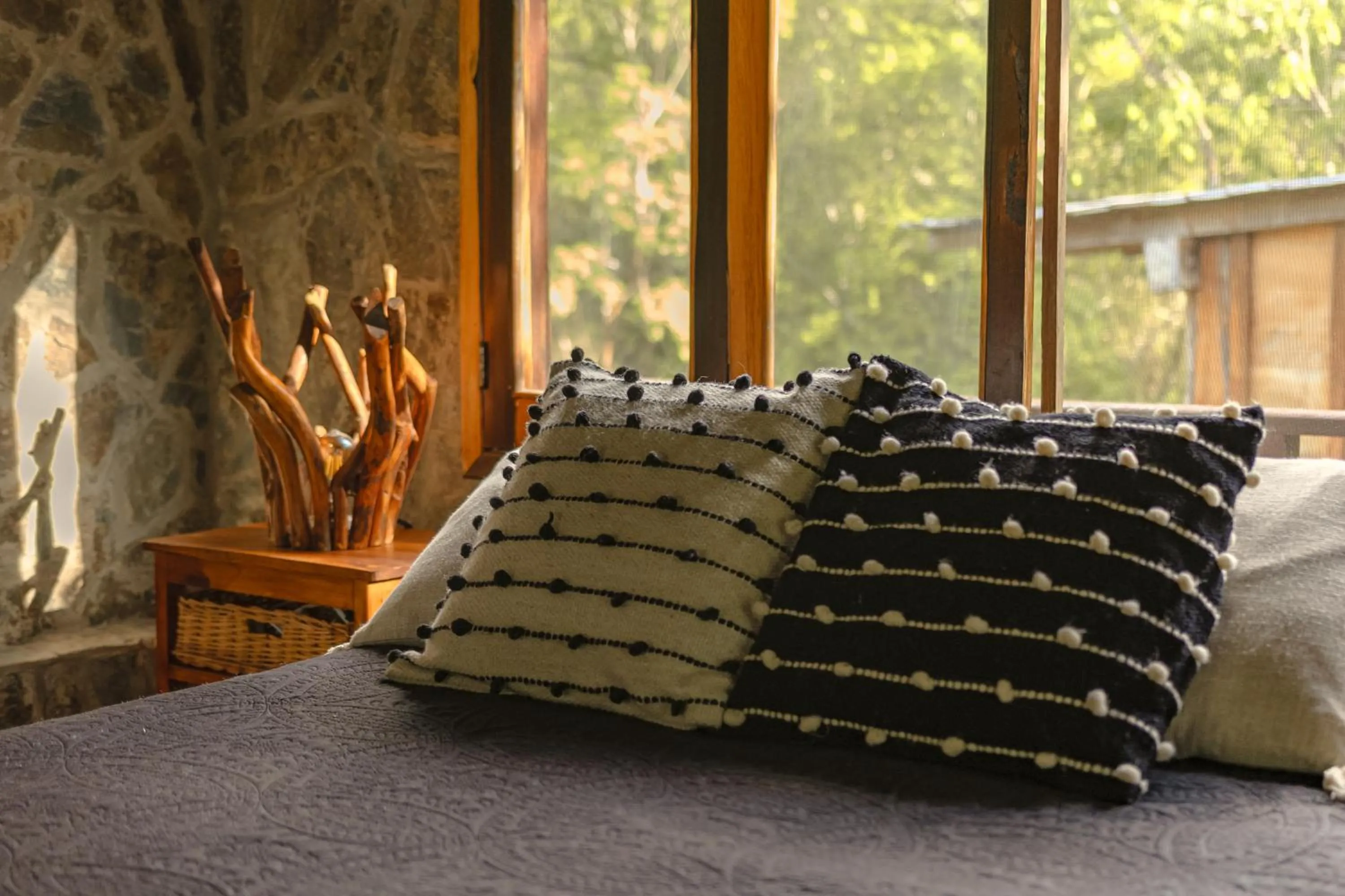 Bedroom in ANAND Ecoaldea