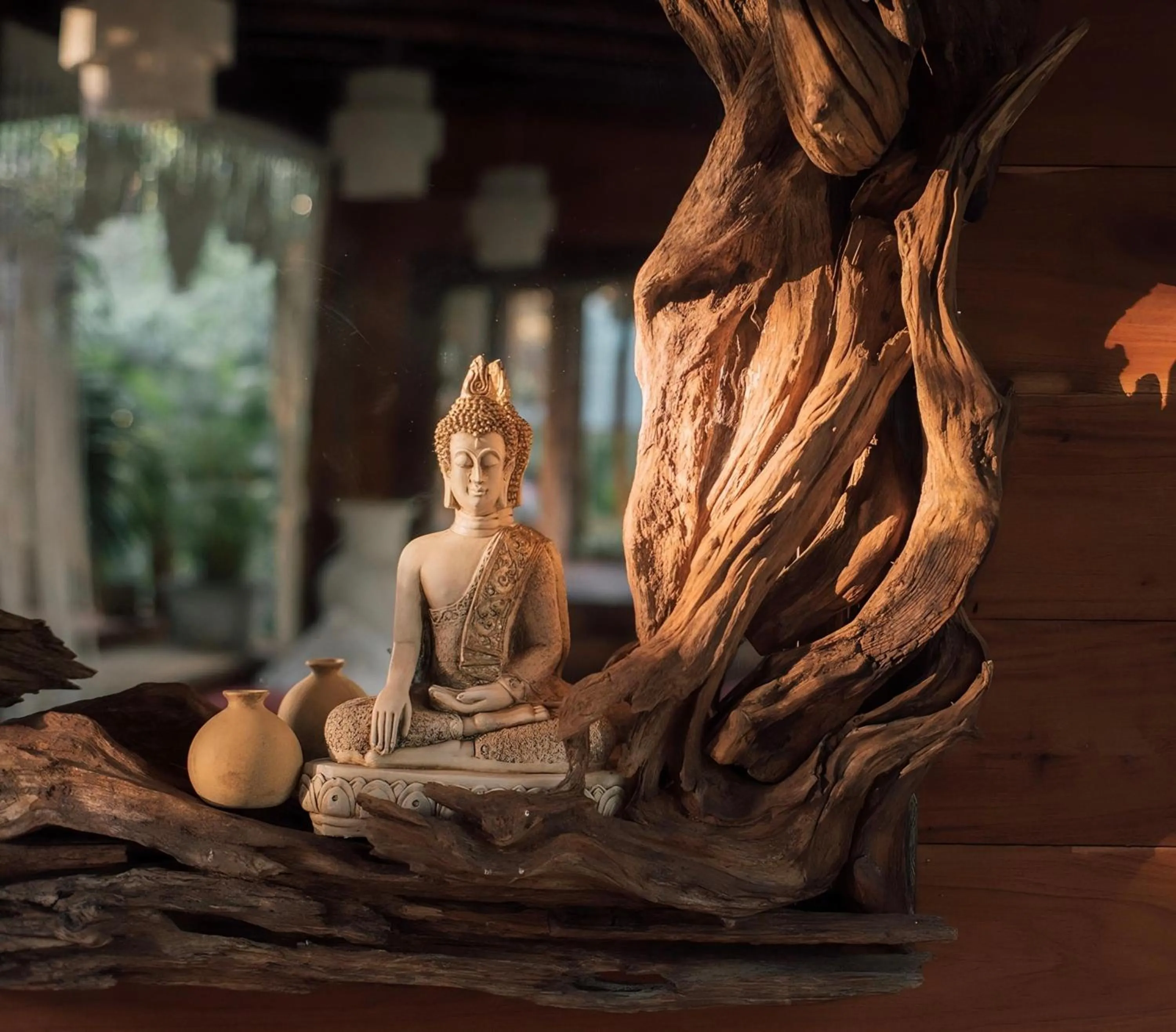 Living room in ANAND Ecoaldea