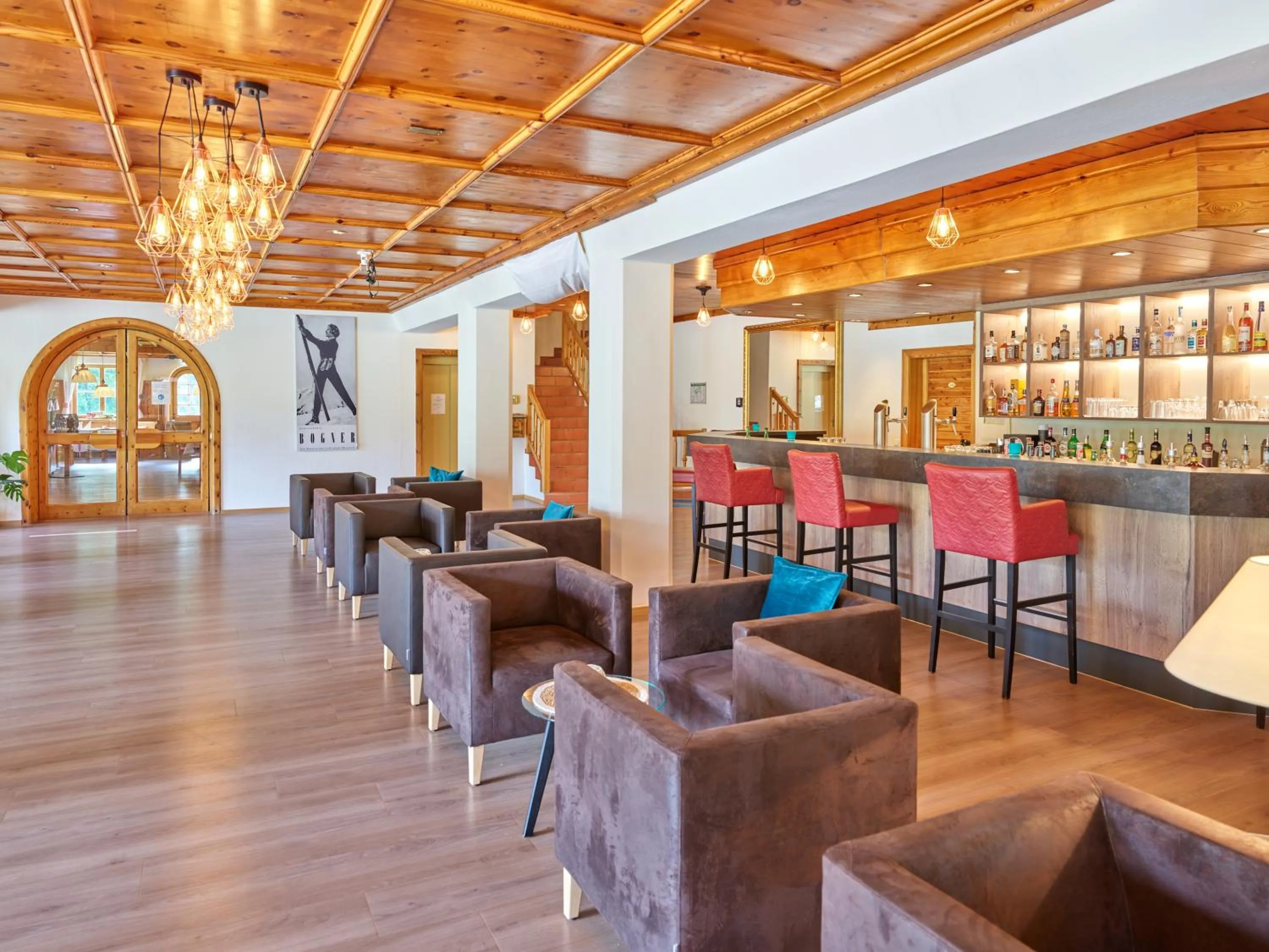 Lobby or reception in Das Wiesgauer - Alpenhotel Inzell