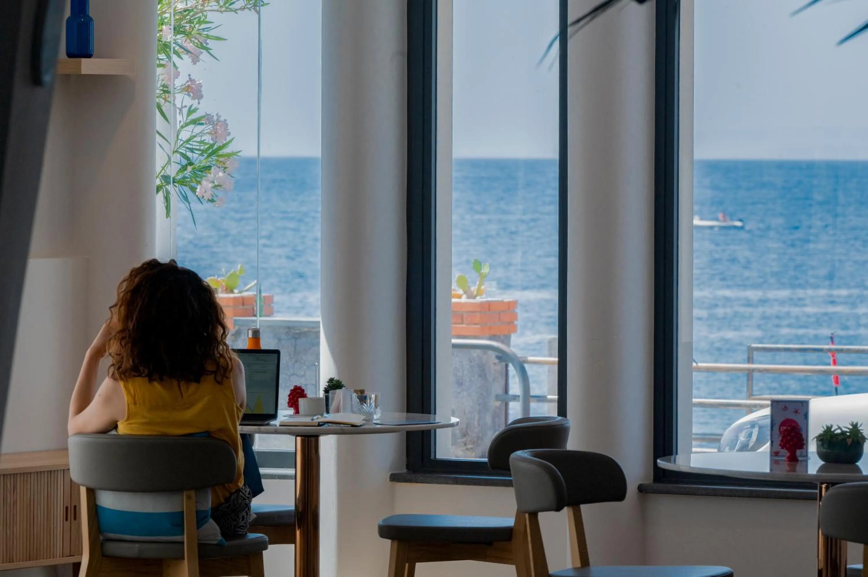 Lobby or reception in Grand Hotel Faraglioni