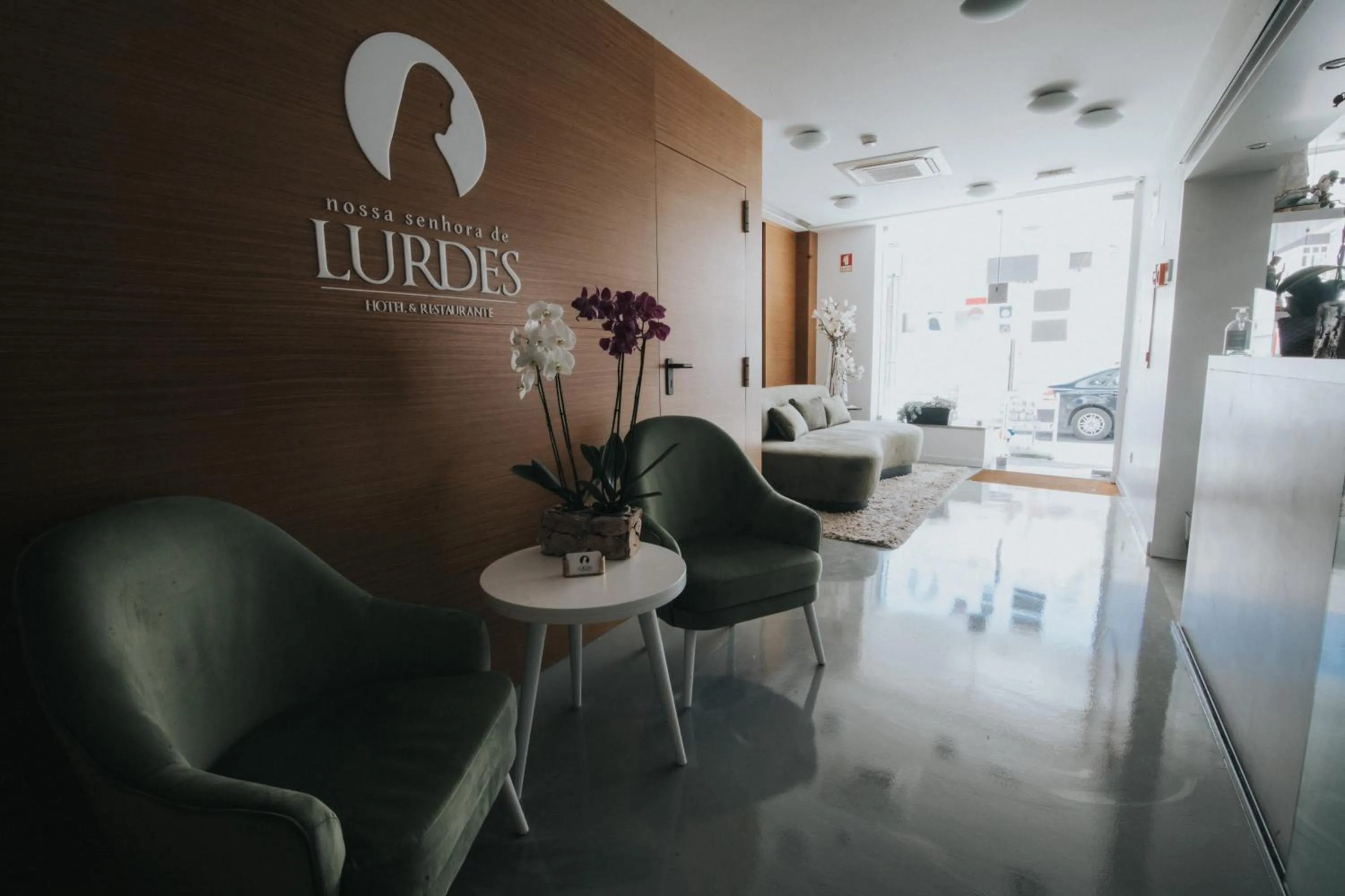 Lobby or reception in Hotel Nossa Senhora de Lurdes
