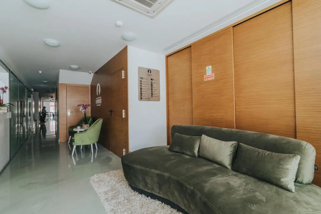 Communal lounge/ TV room in Hotel Nossa Senhora de Lurdes