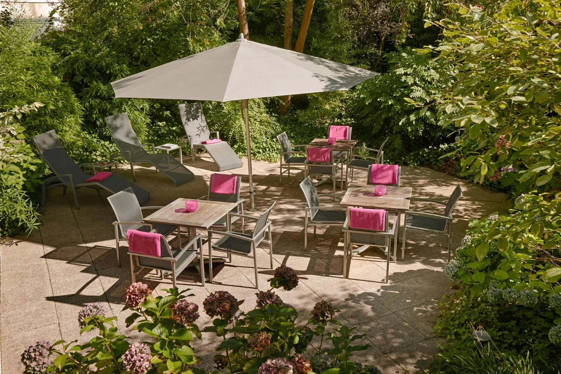 Garden in Hotel St. Annen