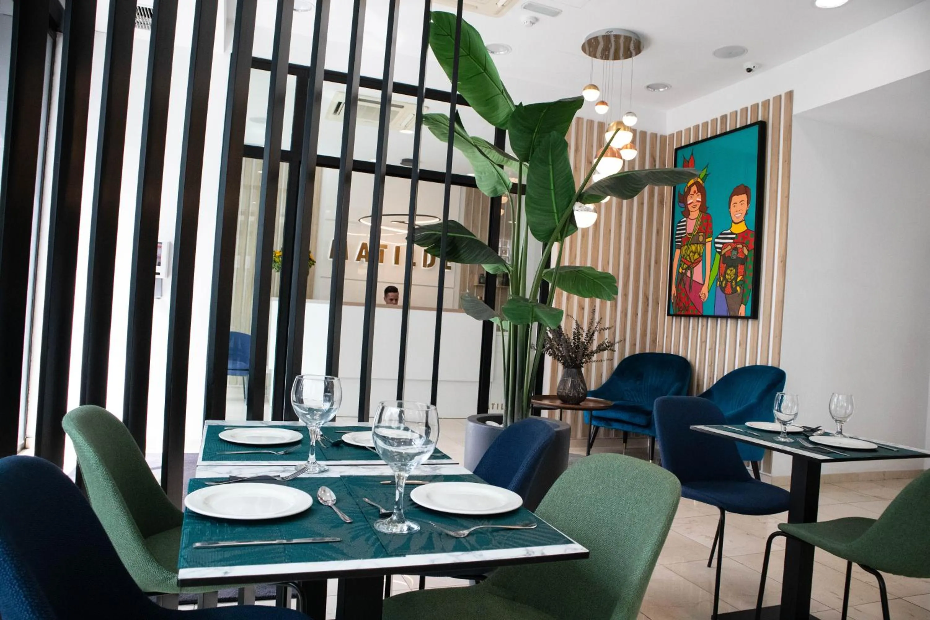 Dining area in Hotel Matilde by Grupo Matilde