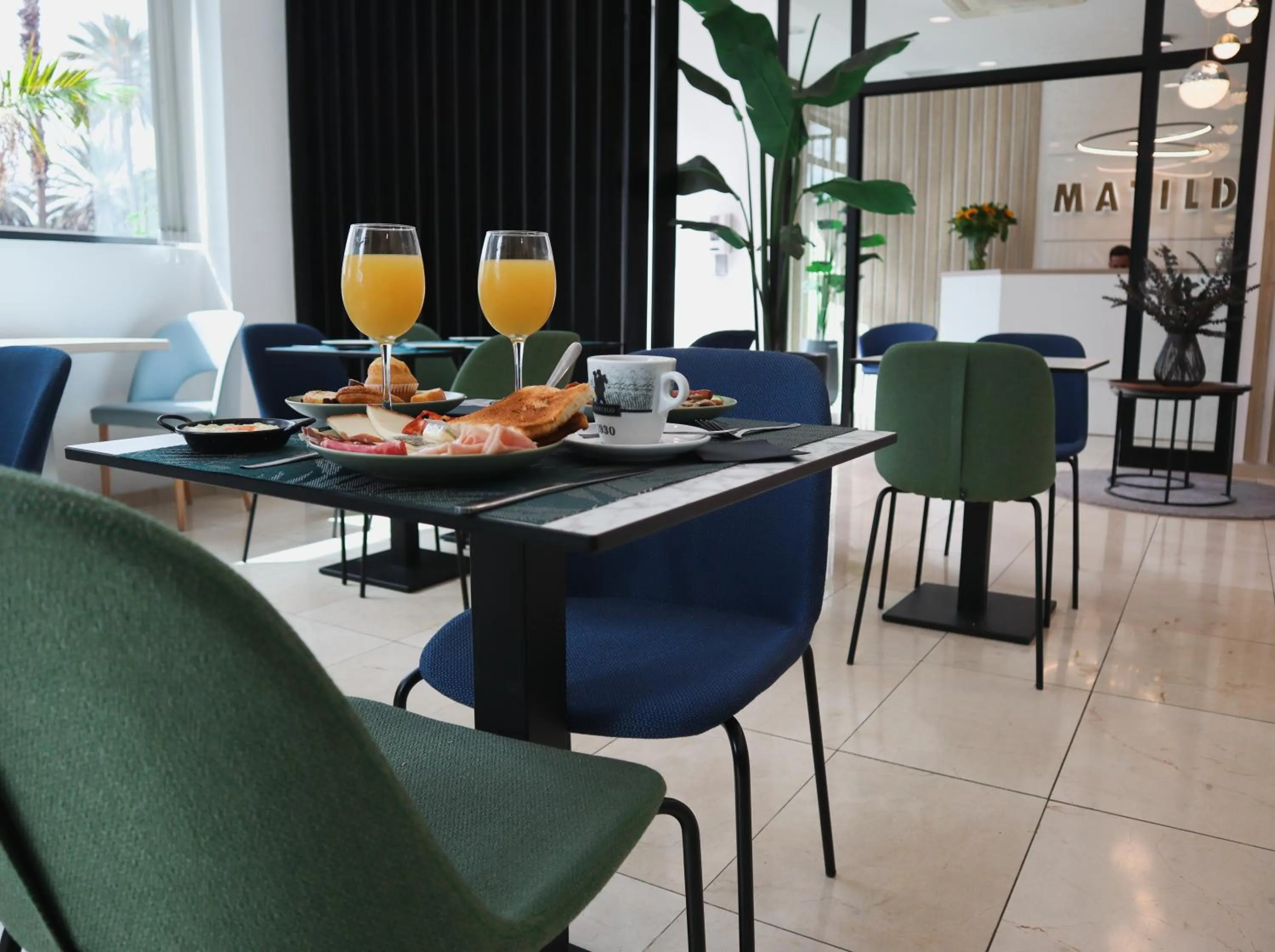 Food and drinks in Hotel Matilde by Grupo Matilde