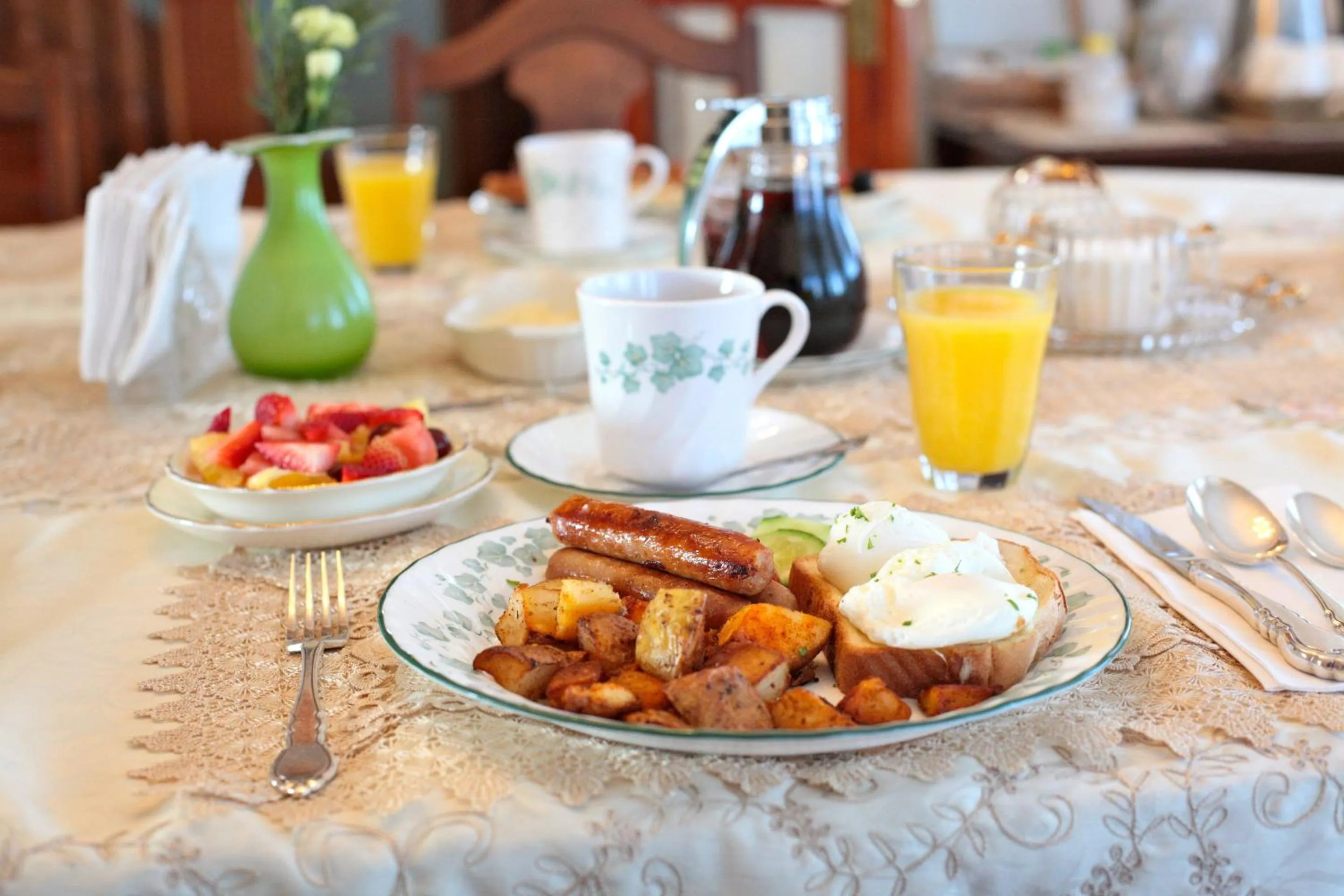 Food and drinks in Twin Peaks B&B