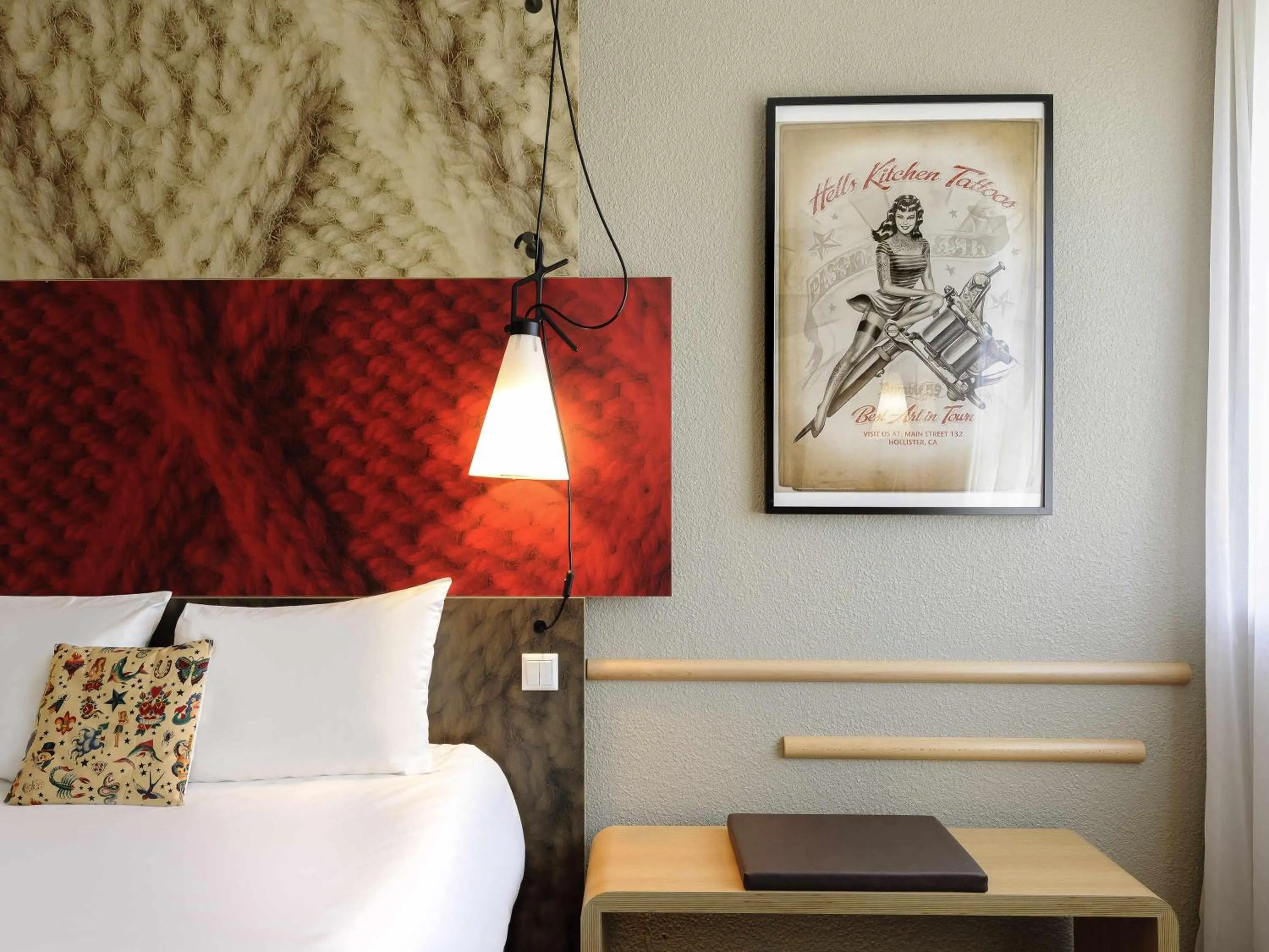 Bedroom, Bed in ibis Berlin Mitte