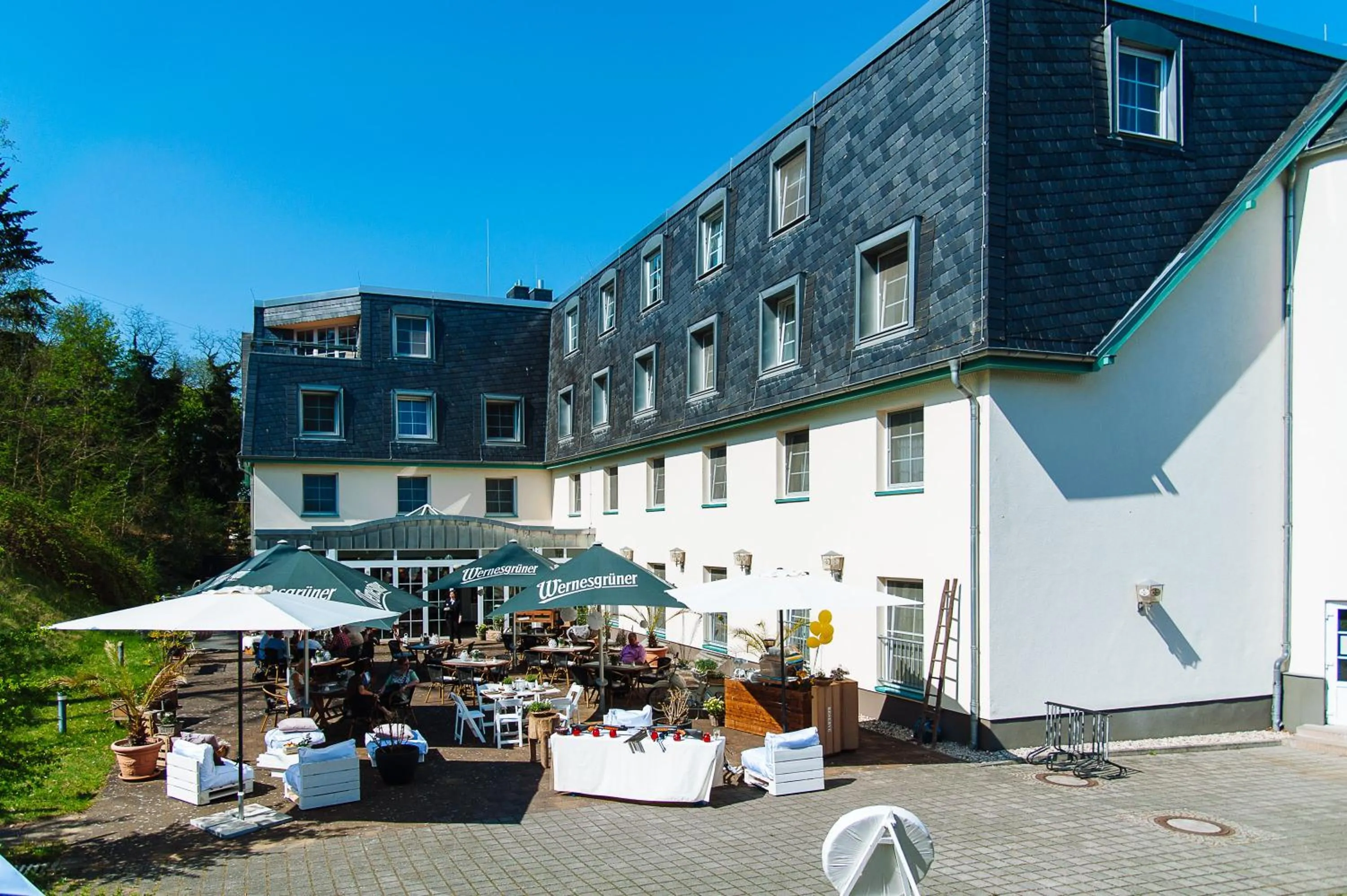 Patio in Landhotel Potsdam