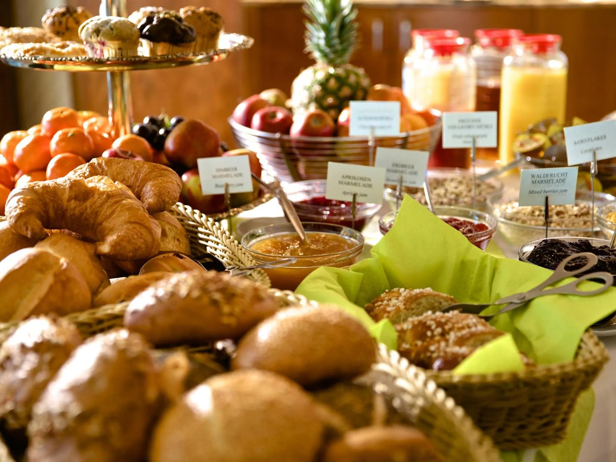 Food and drinks in Hotel Garni Geisler