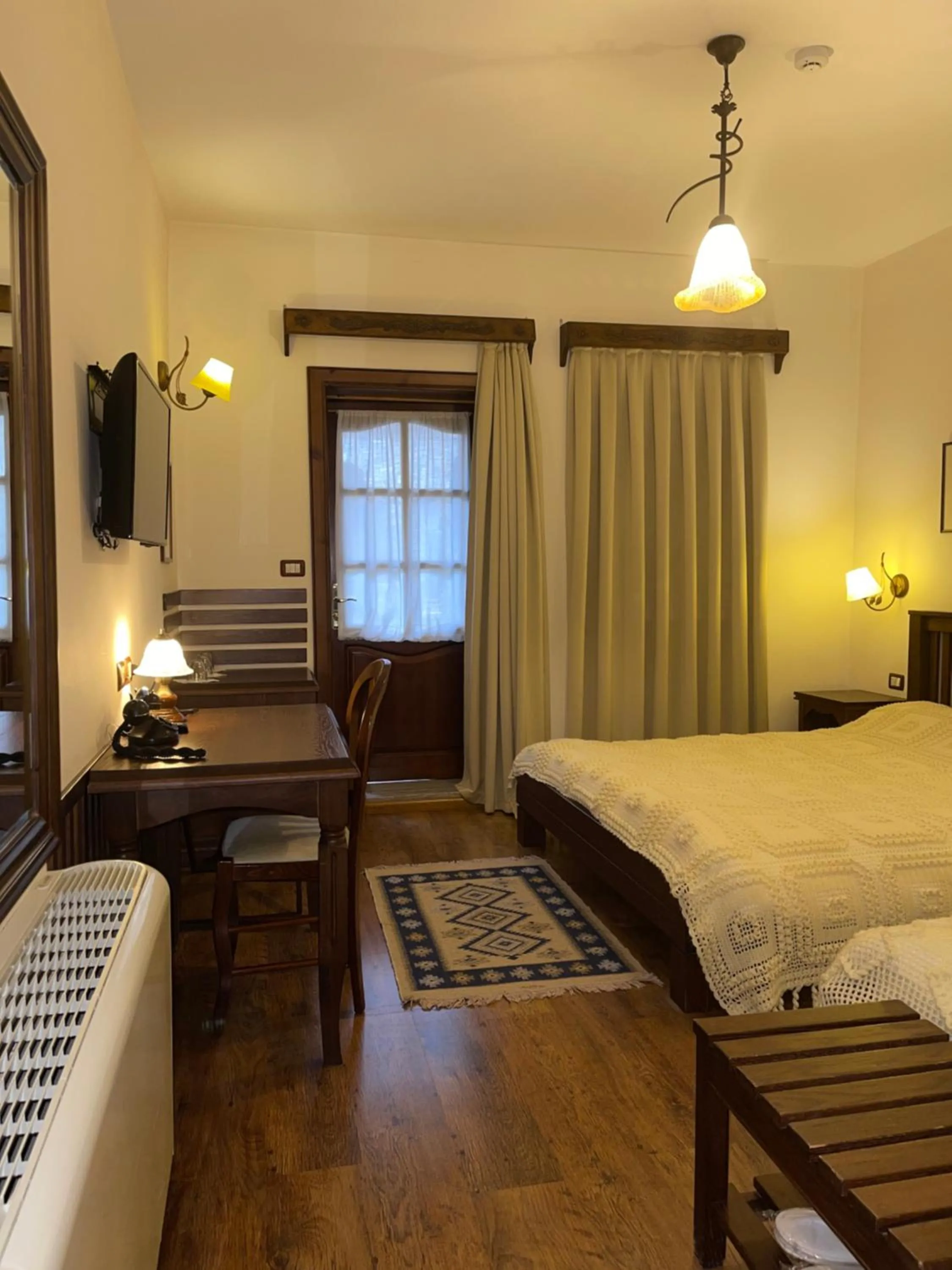 Bed in Hotel Mangalemi