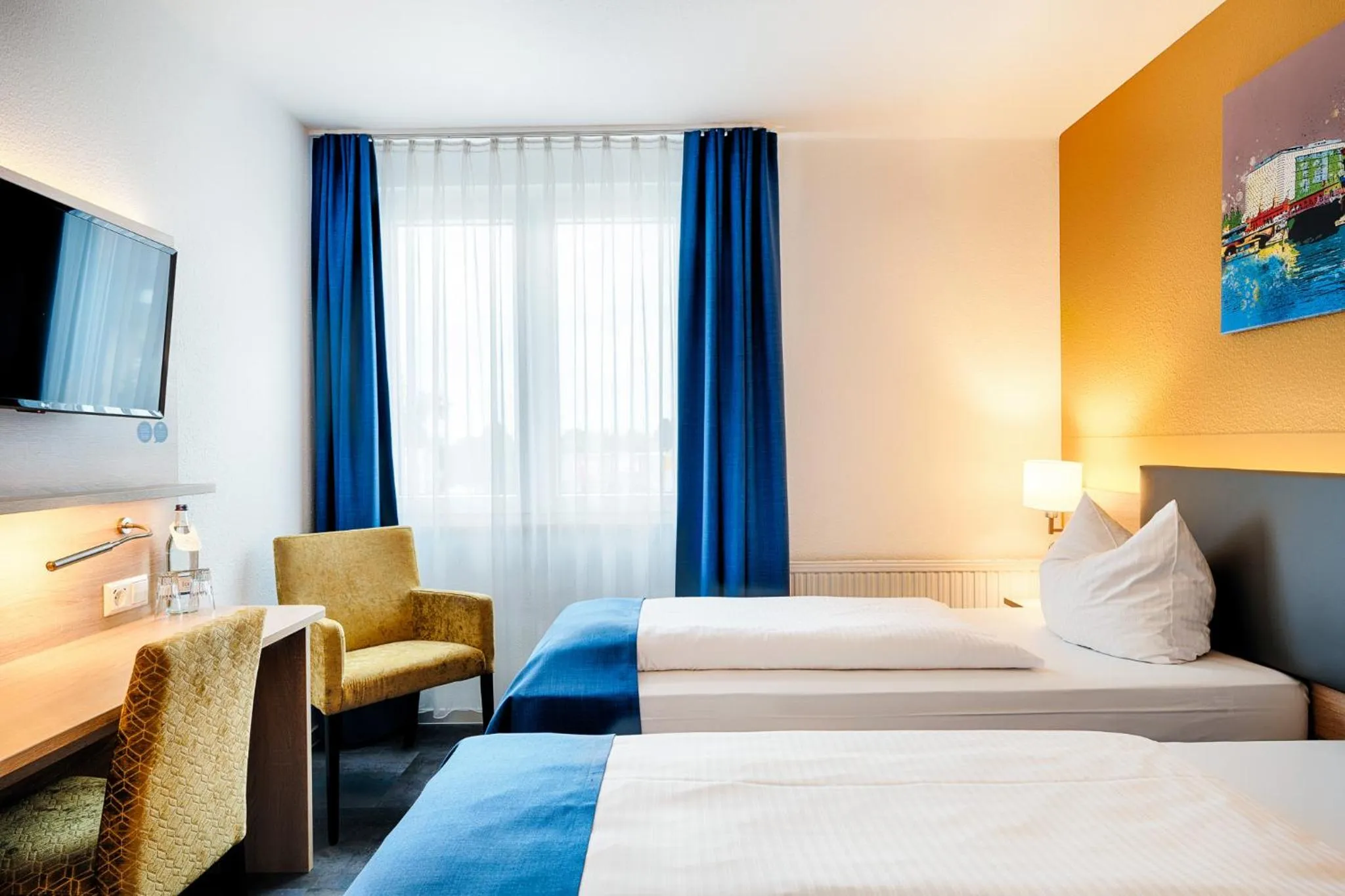 Bed in Businesshotel Berlin