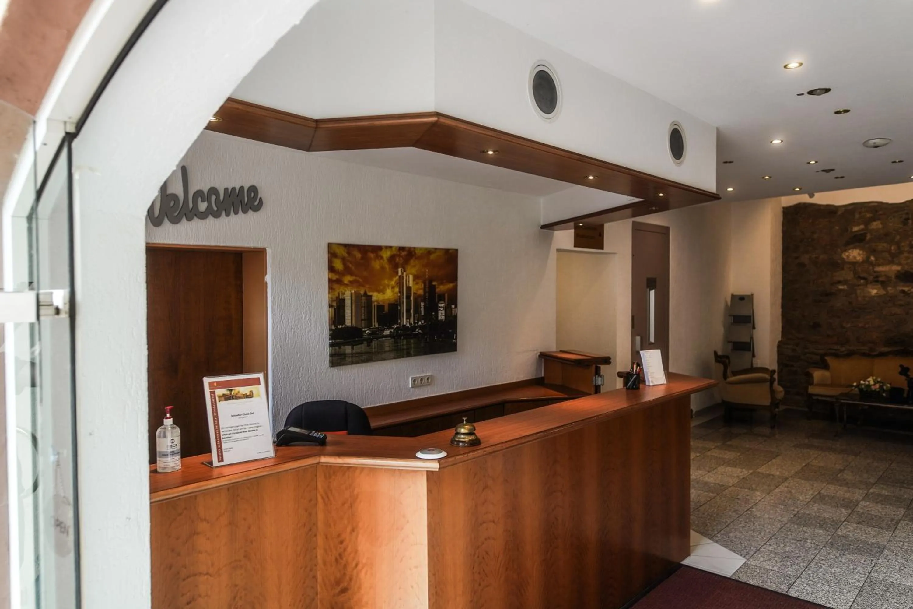 Lobby or reception in Hotel Erlenbacher Hof