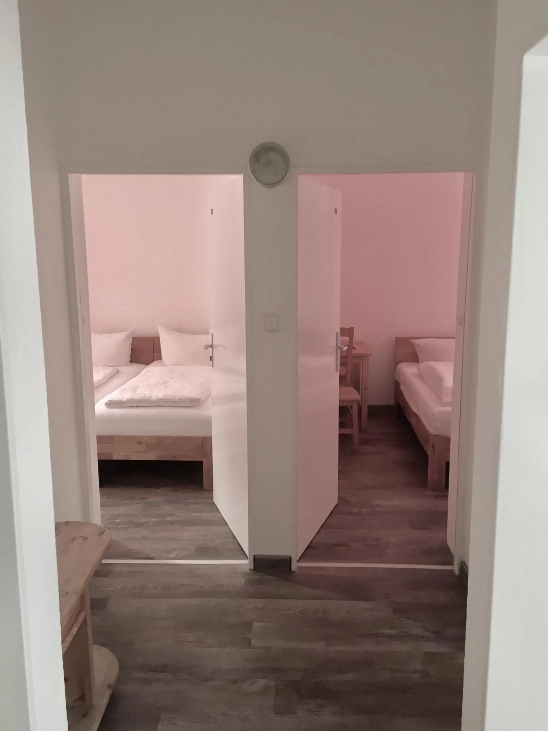 View (from property/room), Bed in Hotel Sickinger Hof